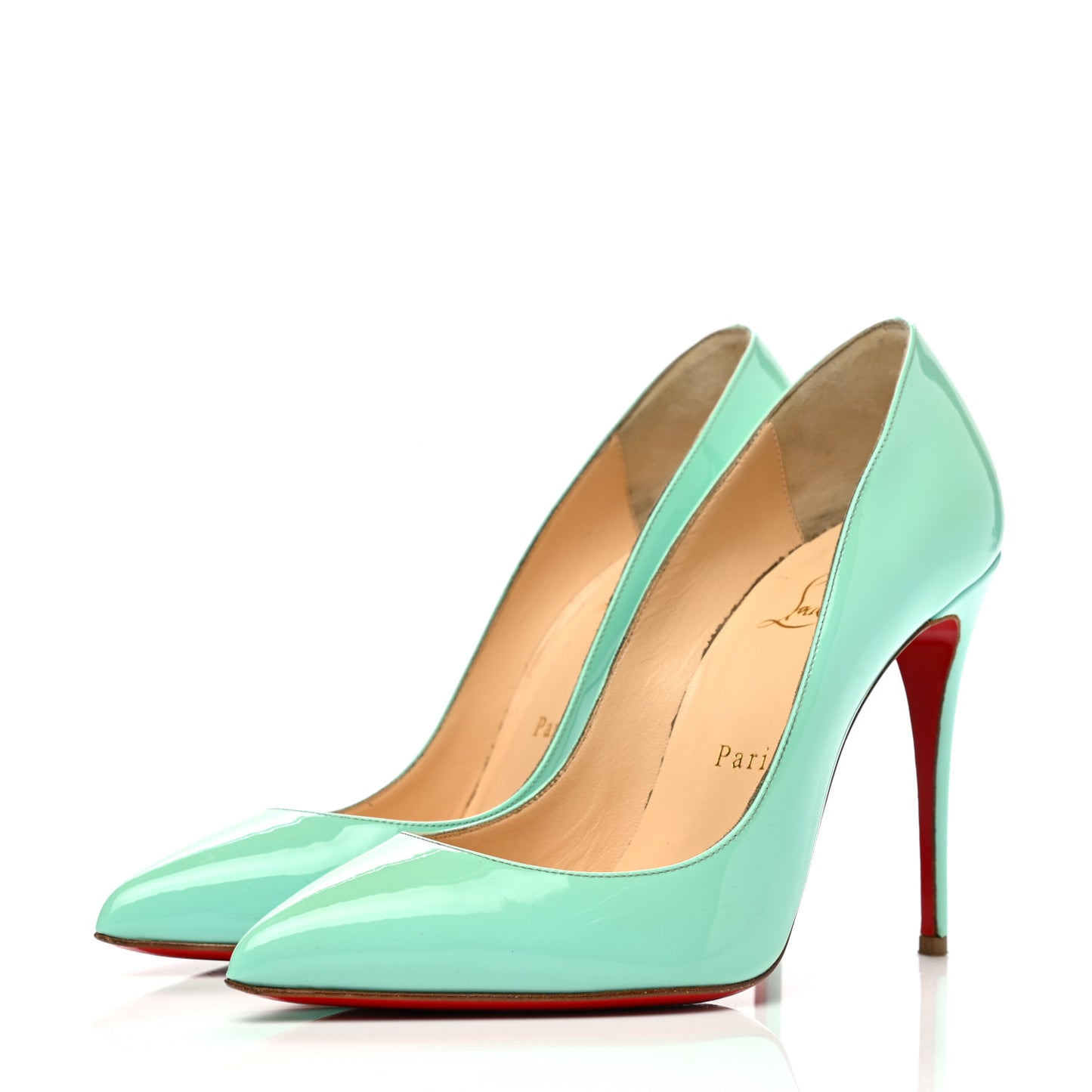 Patent Pigalle Follies 100 Pumps 37 Opaline