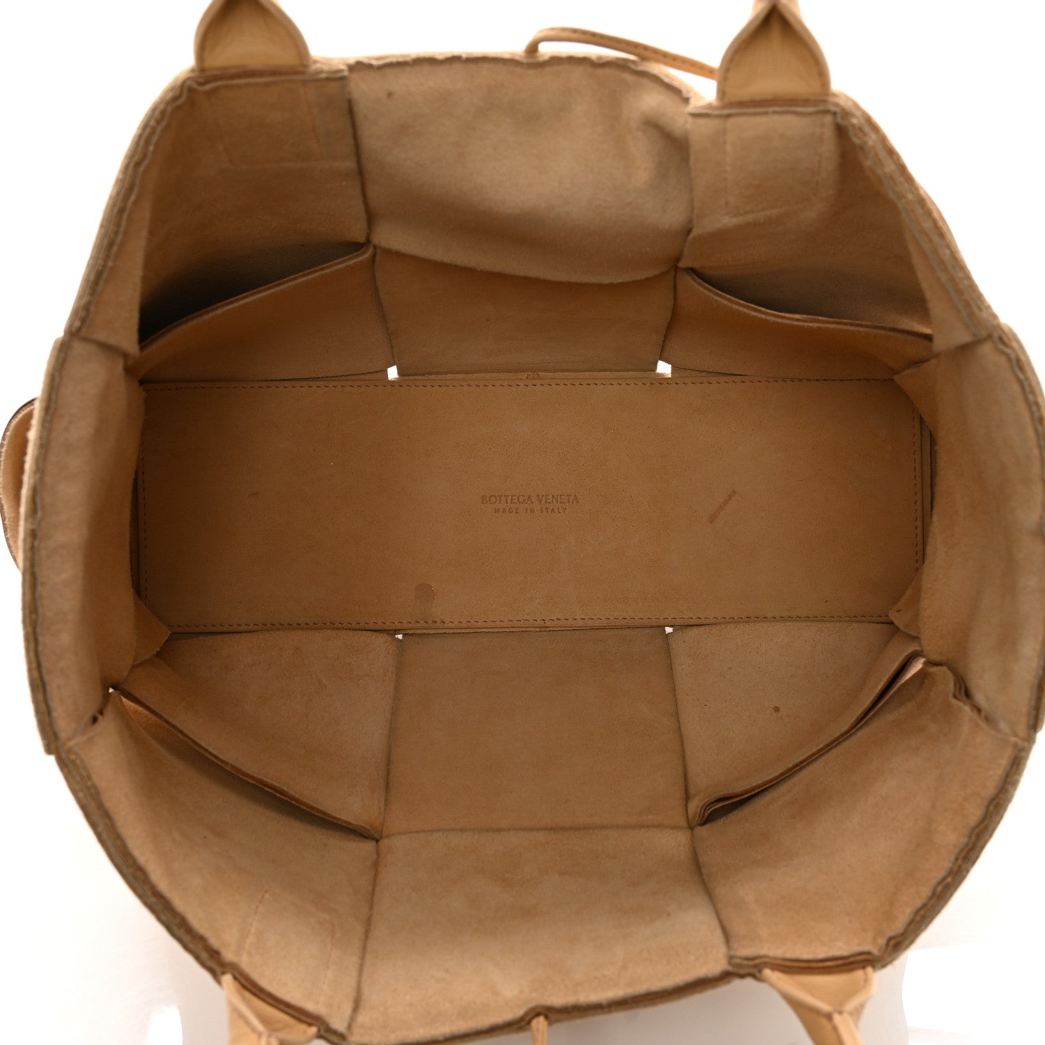 Bottega Veneta Nappa Maxi Intrecciato Medium Arco Tote Almond 7 of 11