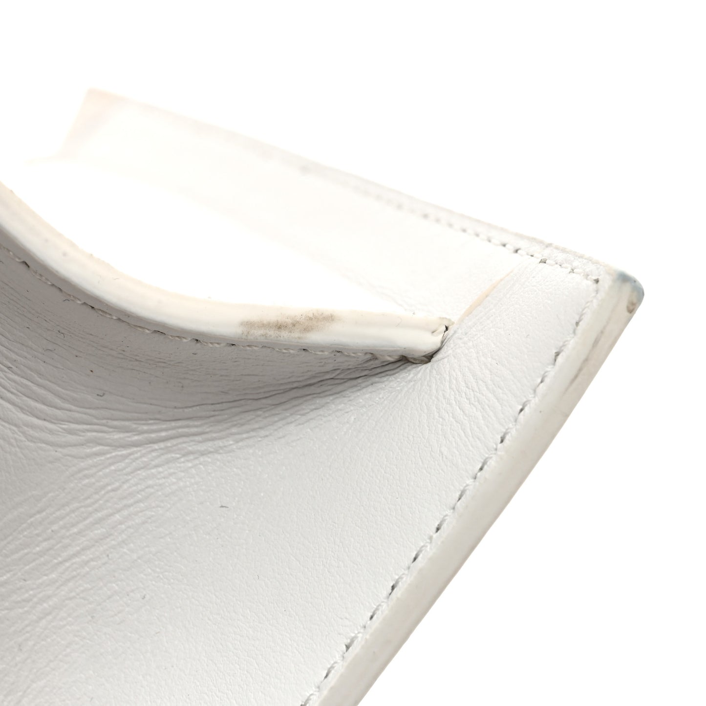 Smooth Calfskin Le Chiquito Noeud White