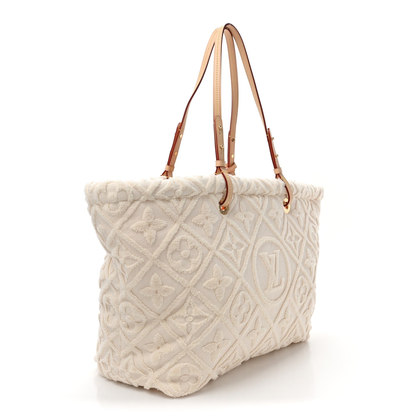 Terrycloth Monogram LVacation Tote Coco