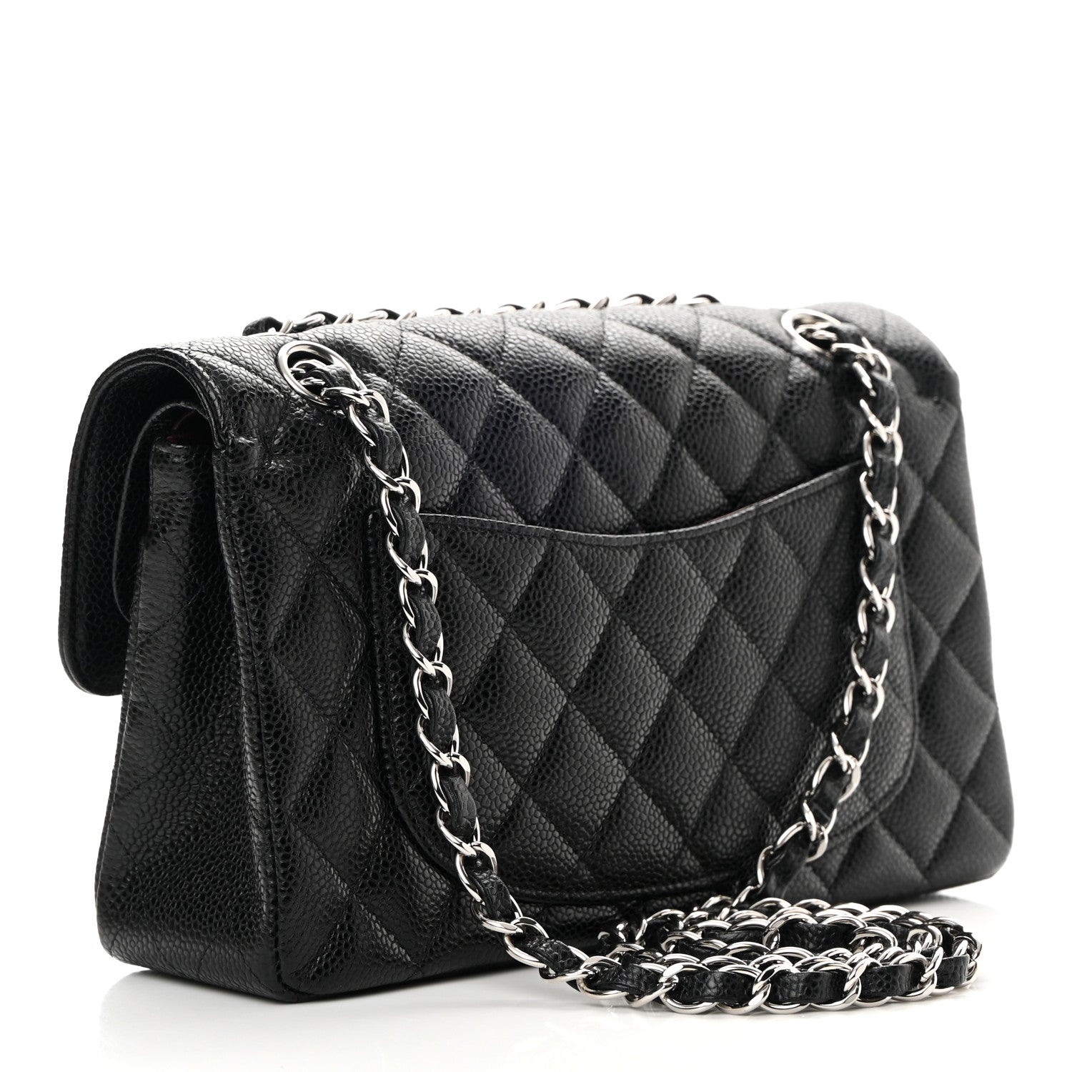 Chanel Caviar Quilted Small Double Flap Black 3 of 13