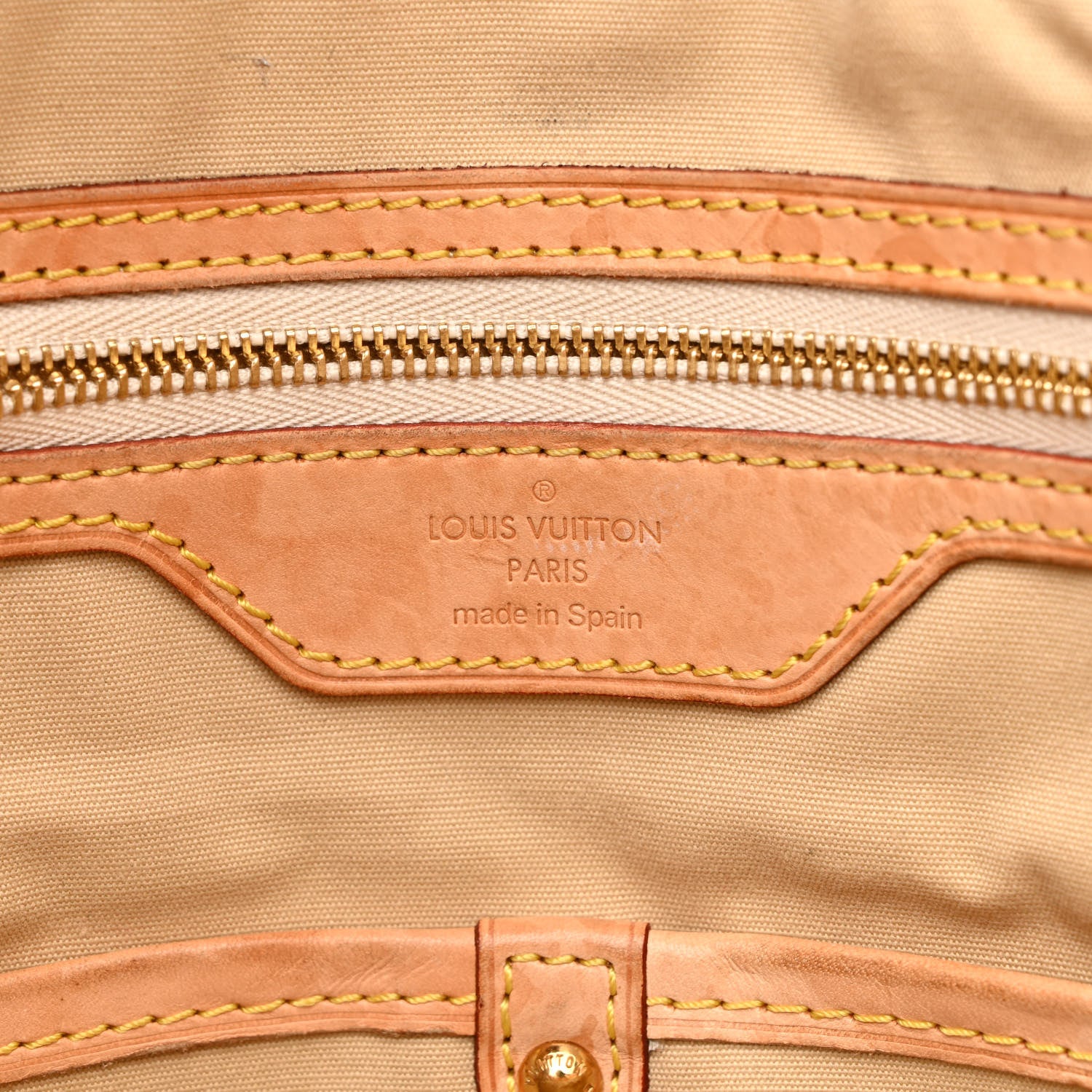 Louis Vuitton Damier Azur Pampelonne GM 6 of 15