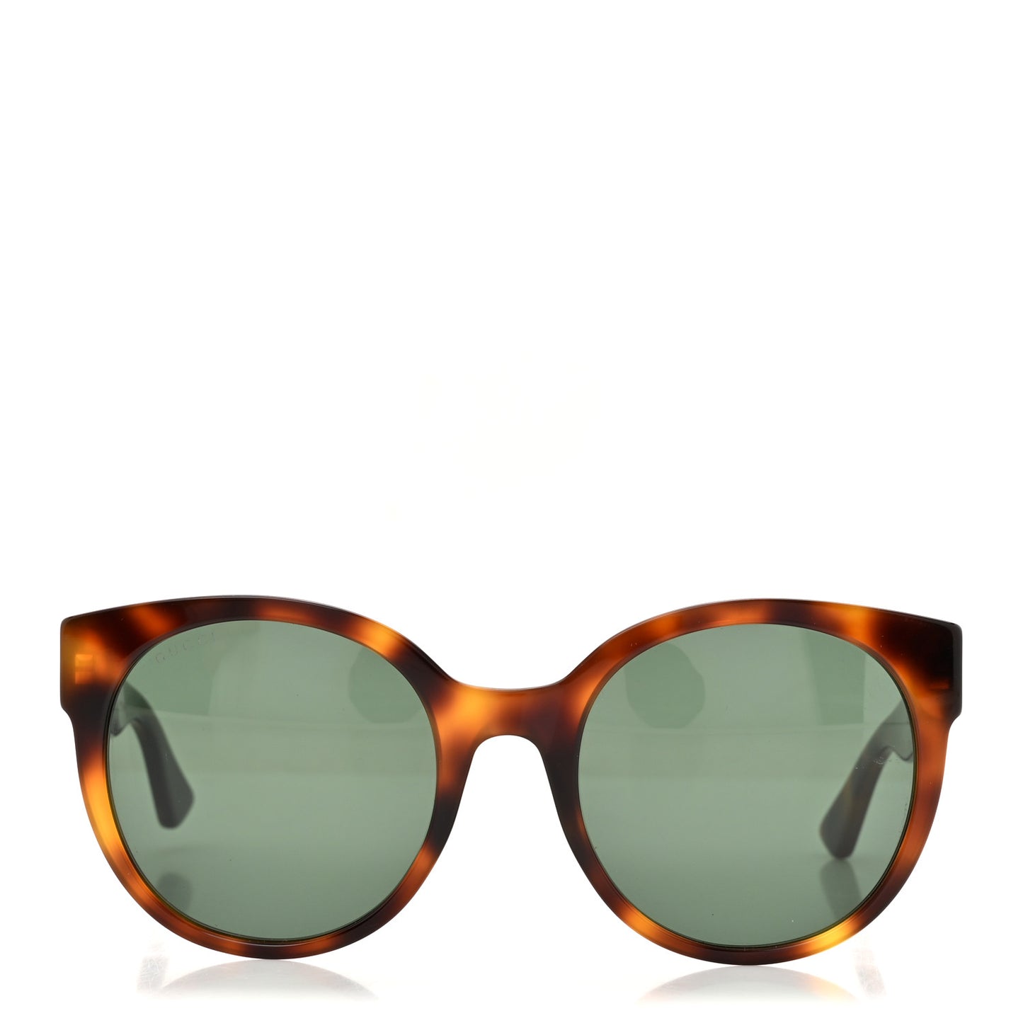 Acetate Round Web Sunglasses GG 0035S Tortoise