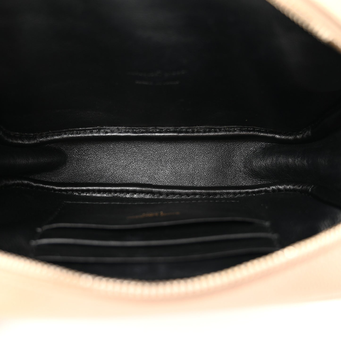 Grain De Poudre Matelasse Monogram Mini Lou Camera Bag Dark Beige