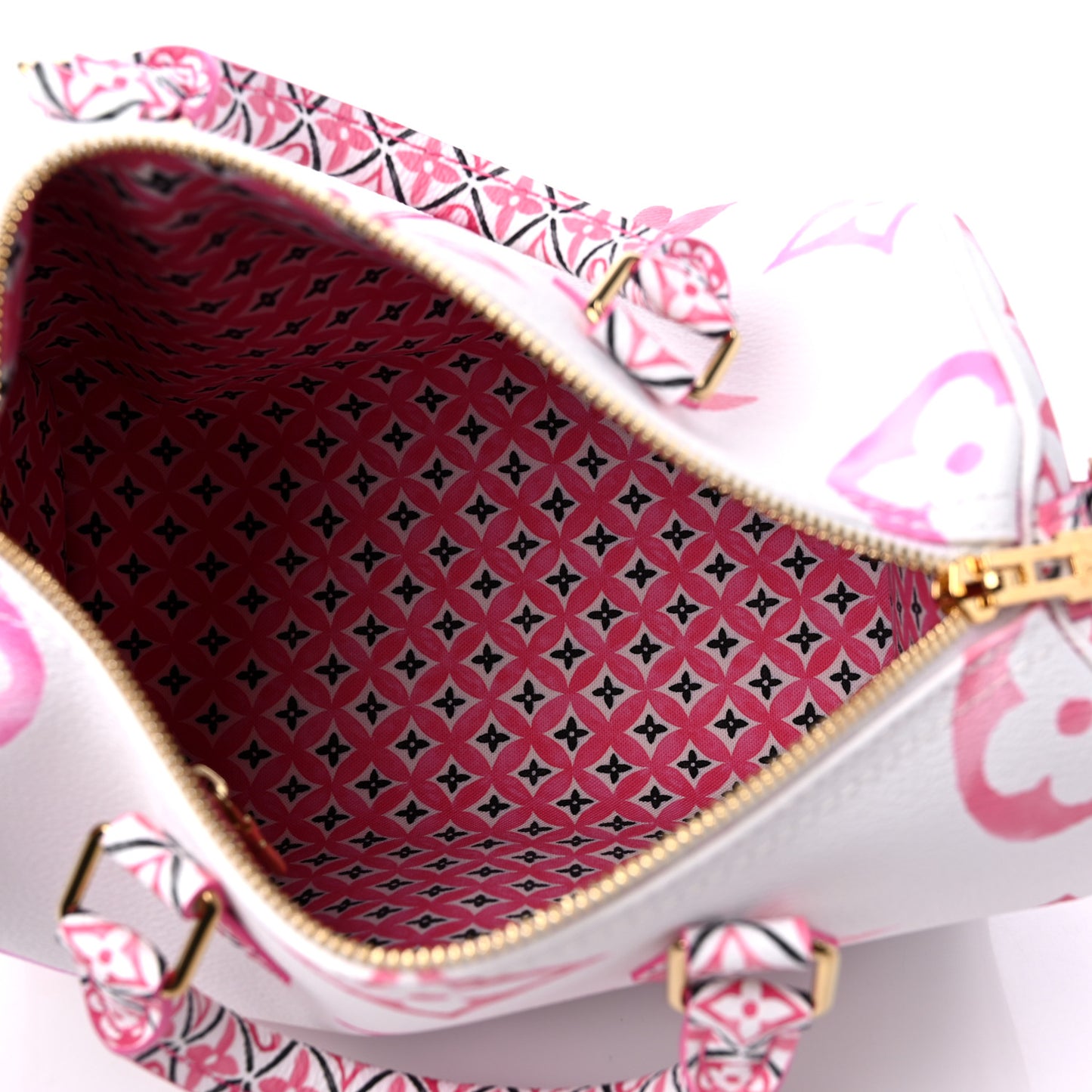 Monogram Giant By The Pool 2.0 Speedy Bandouliere 25 Rose