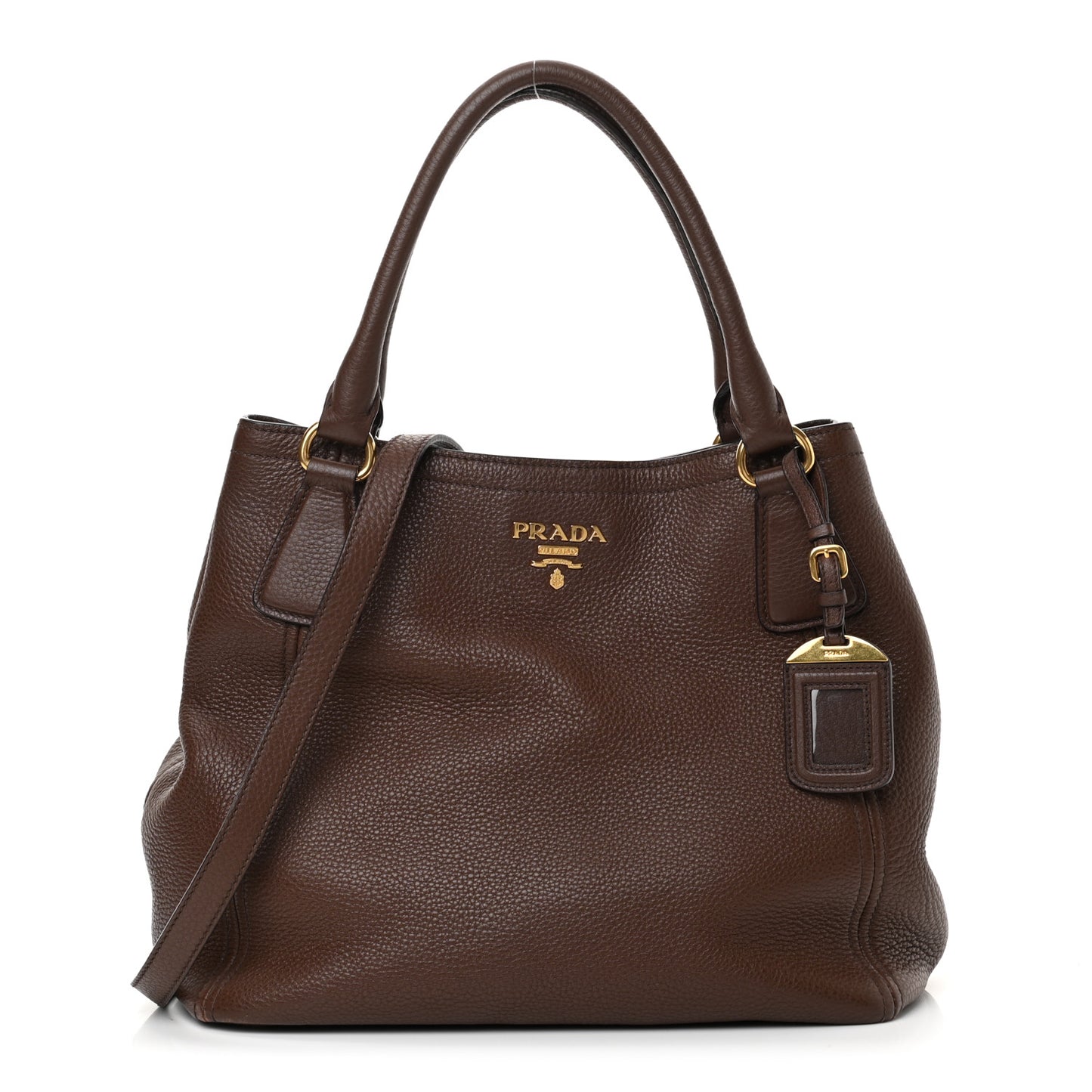 Vitello Daino Shoulder Bag Bruciato