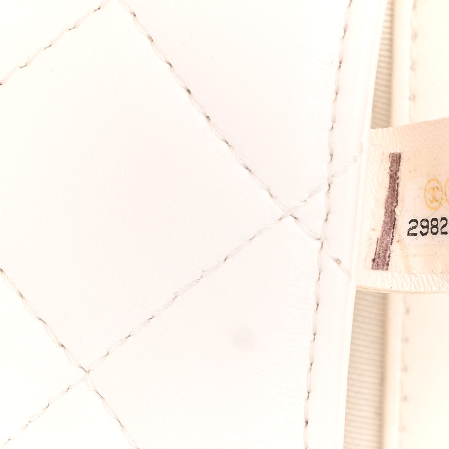 Lambskin Quilted Mini My Precious Waist Bag White