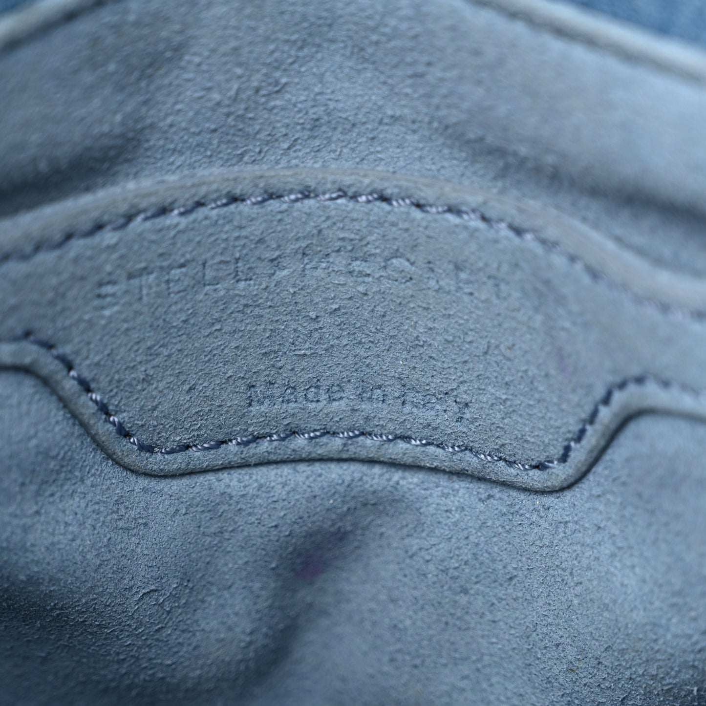 Eco Denim Quilted Mini Beckett Shoulder Bag Blue