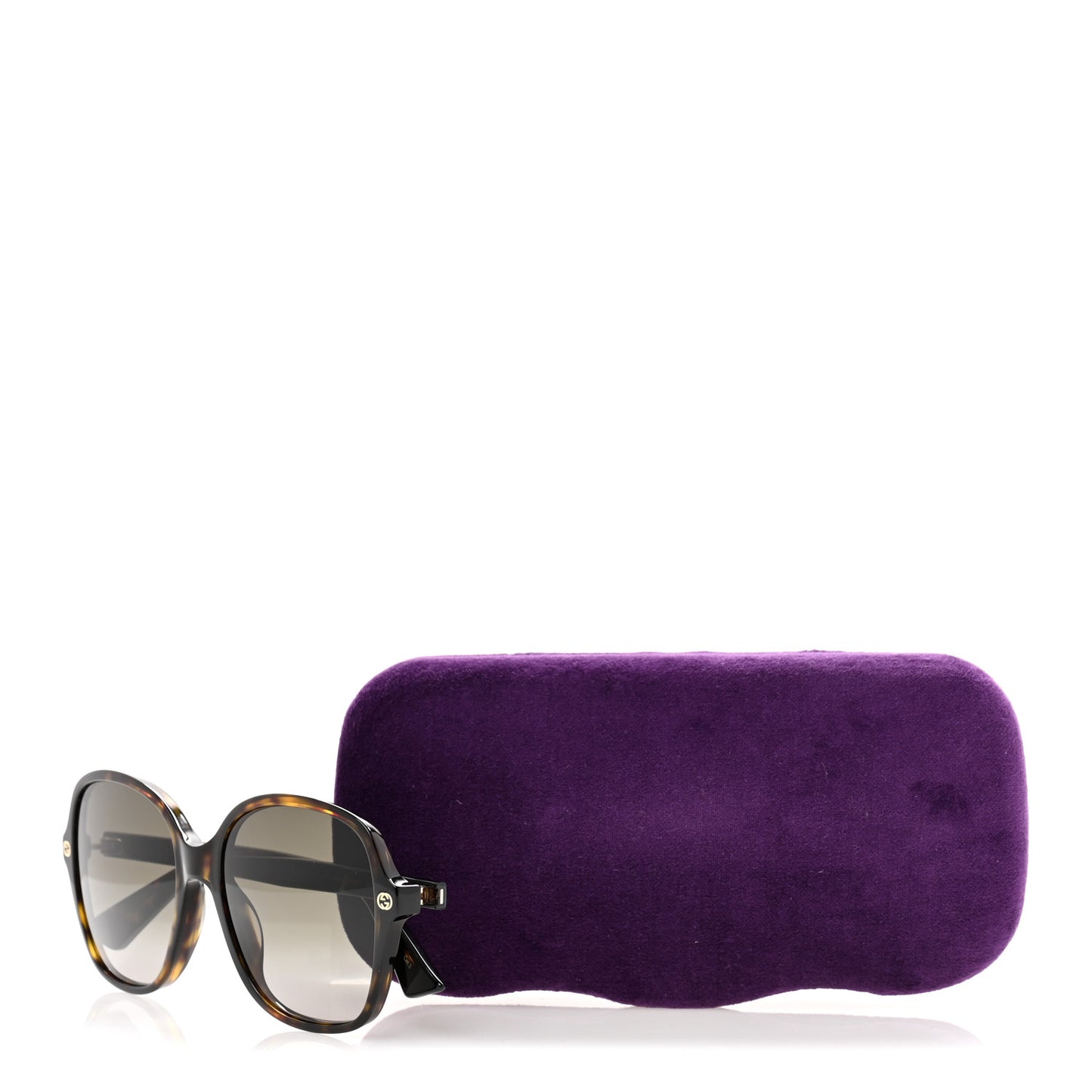 Acetate Rounded Square GG0092S Sunglasses Havana