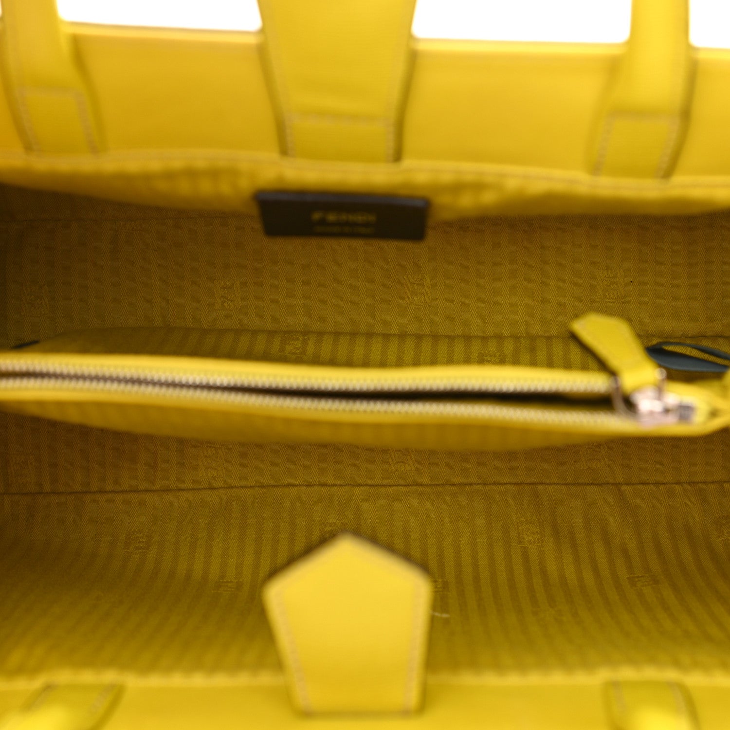 Fendi Vitello Elite Petite 2Jours Tote Cedro 5 of 11