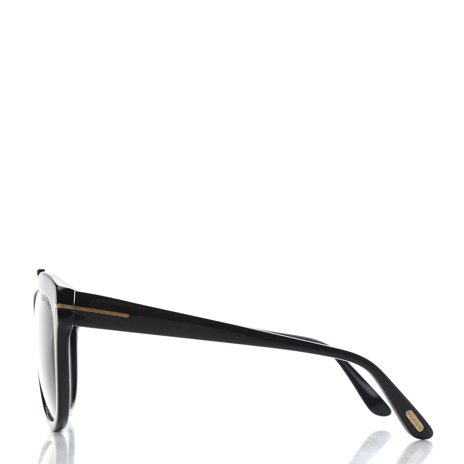 Tom Ford Livia Cat Eye Sunglasses TF518 Black 3 of 8
