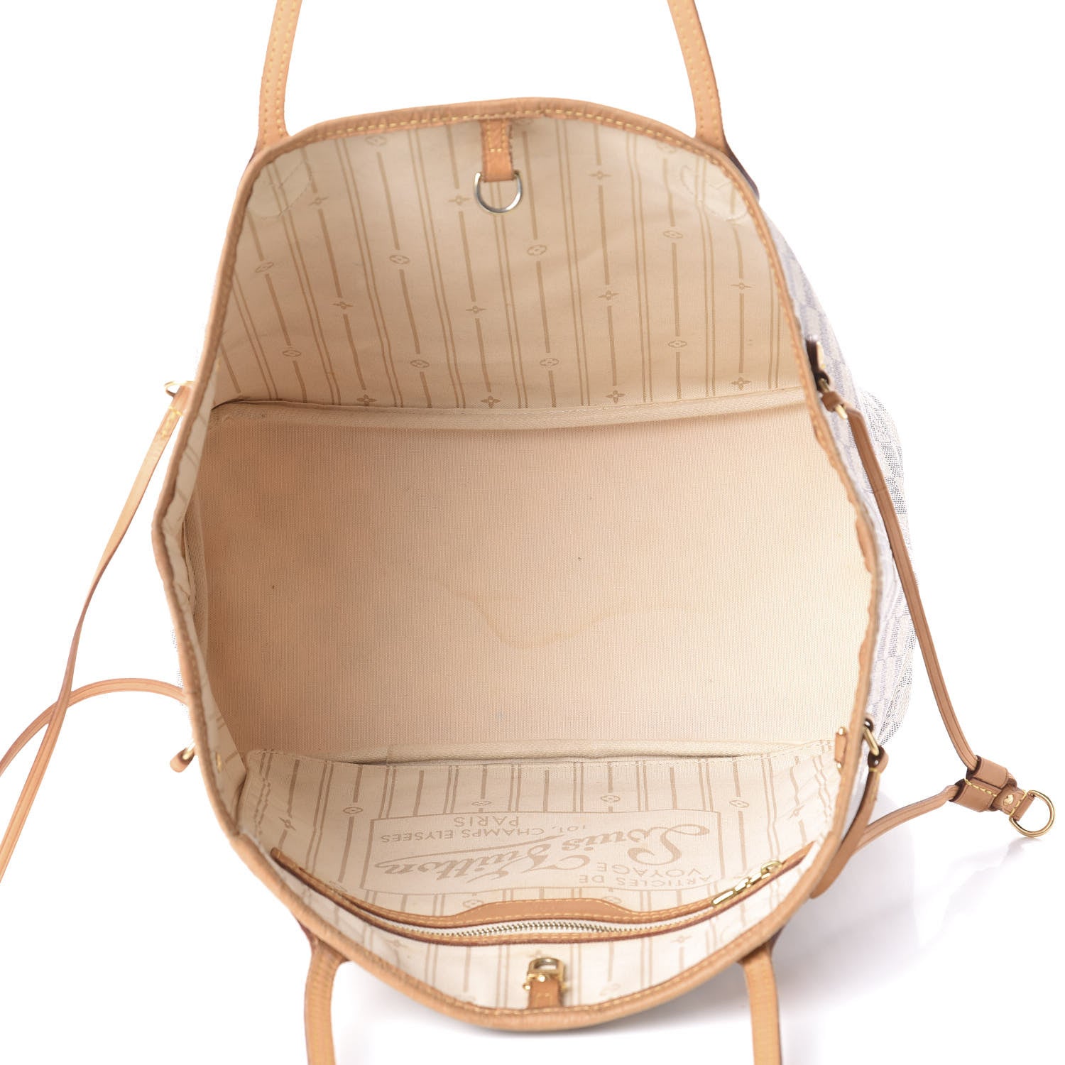 Louis Vuitton Damier Azur Neverfull MM 5 of 11