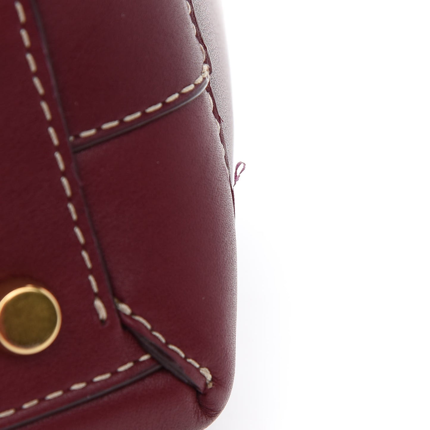 Calfskin Mini Maxi Intrecciato Arco Burgundy