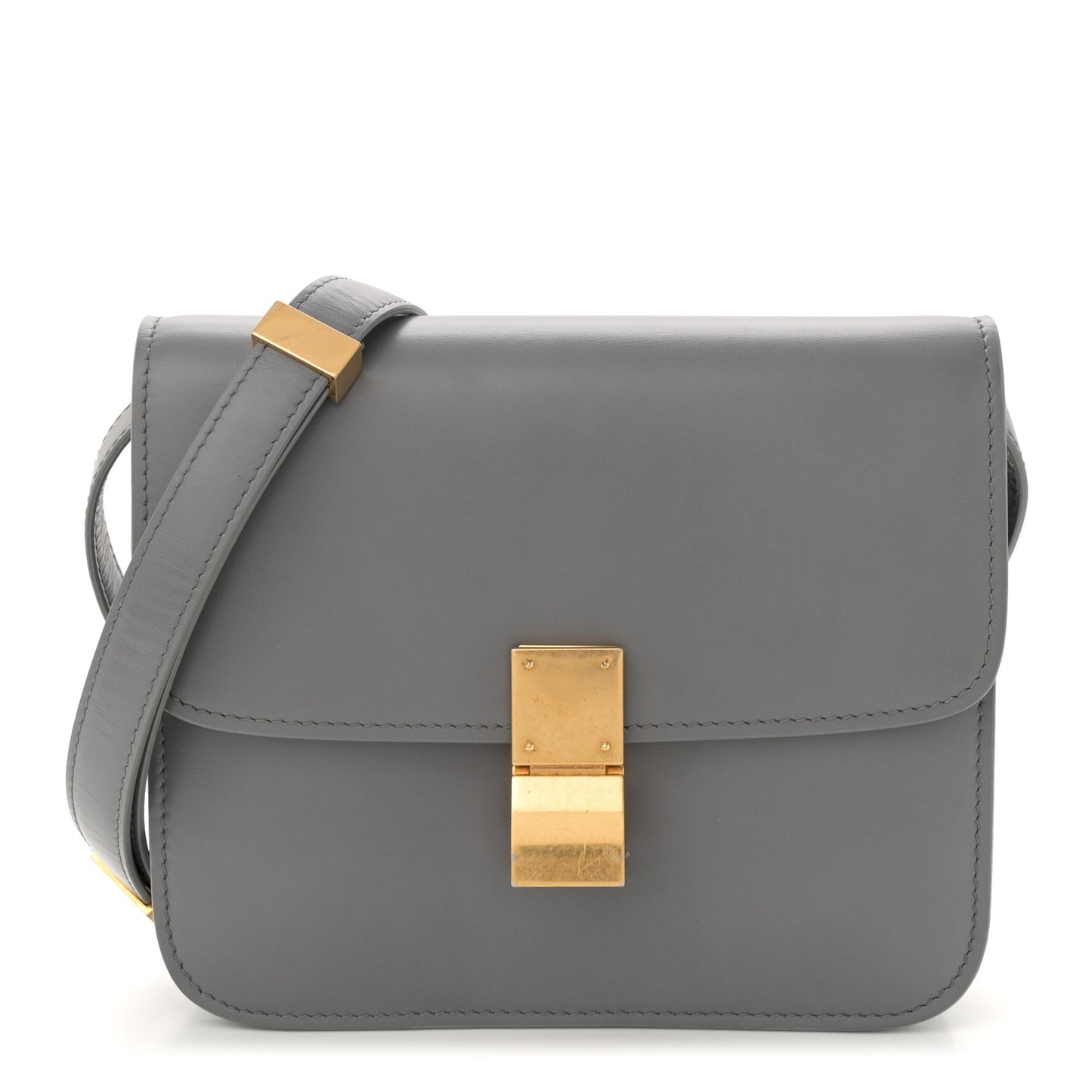 Box Calfskin Teen Classic Box Flap Bag Frost