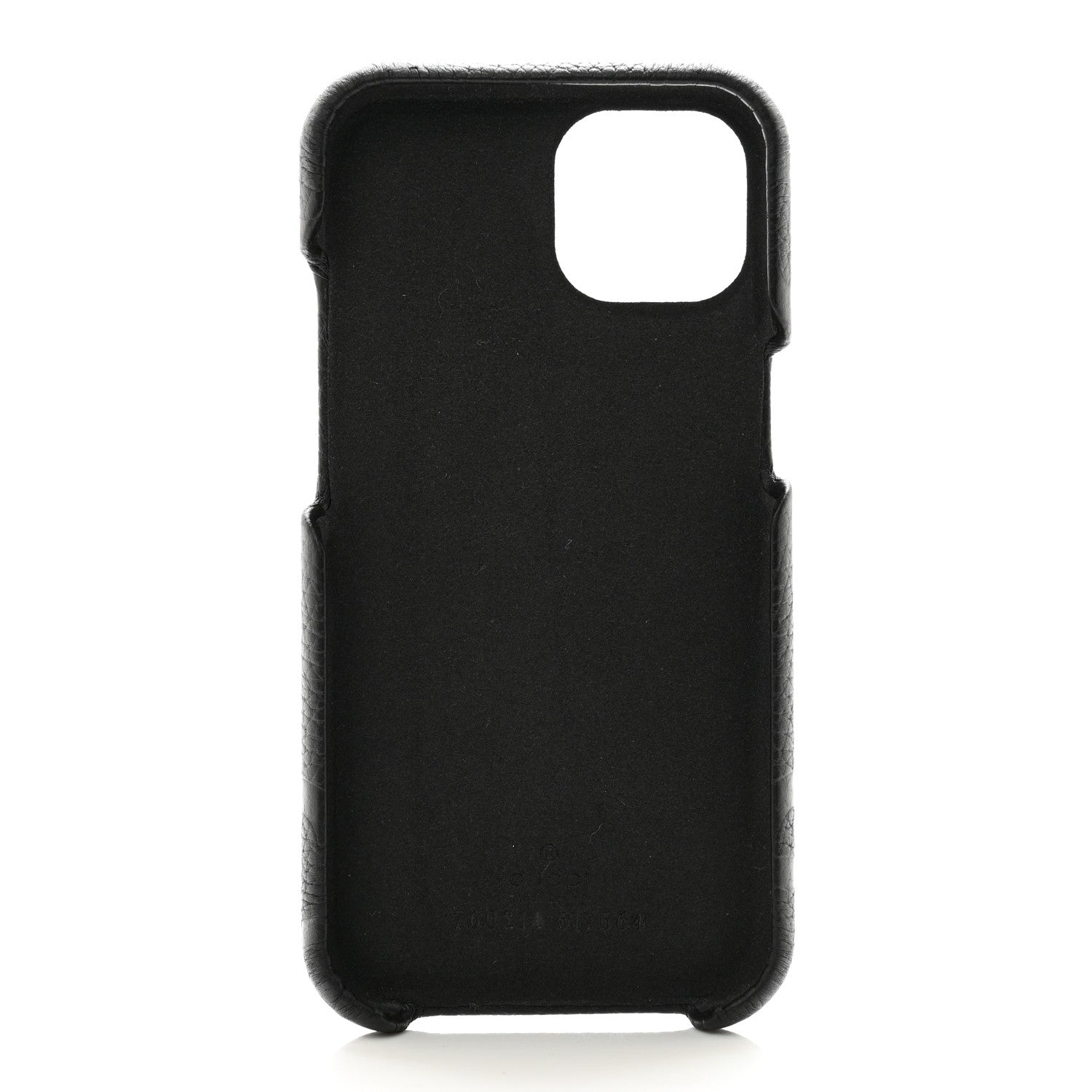 Gucci Piuma Calfskin Jumbo GG Embossed iPhone 15 Phone Case Black 2 of 5