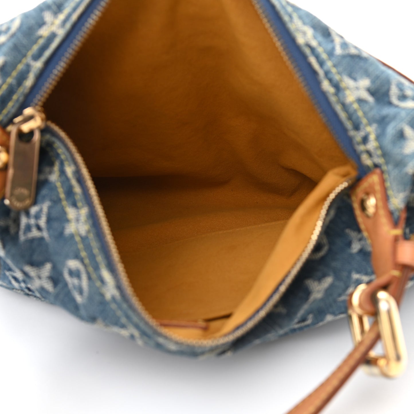 Monogram Denim Baggy PM Blue