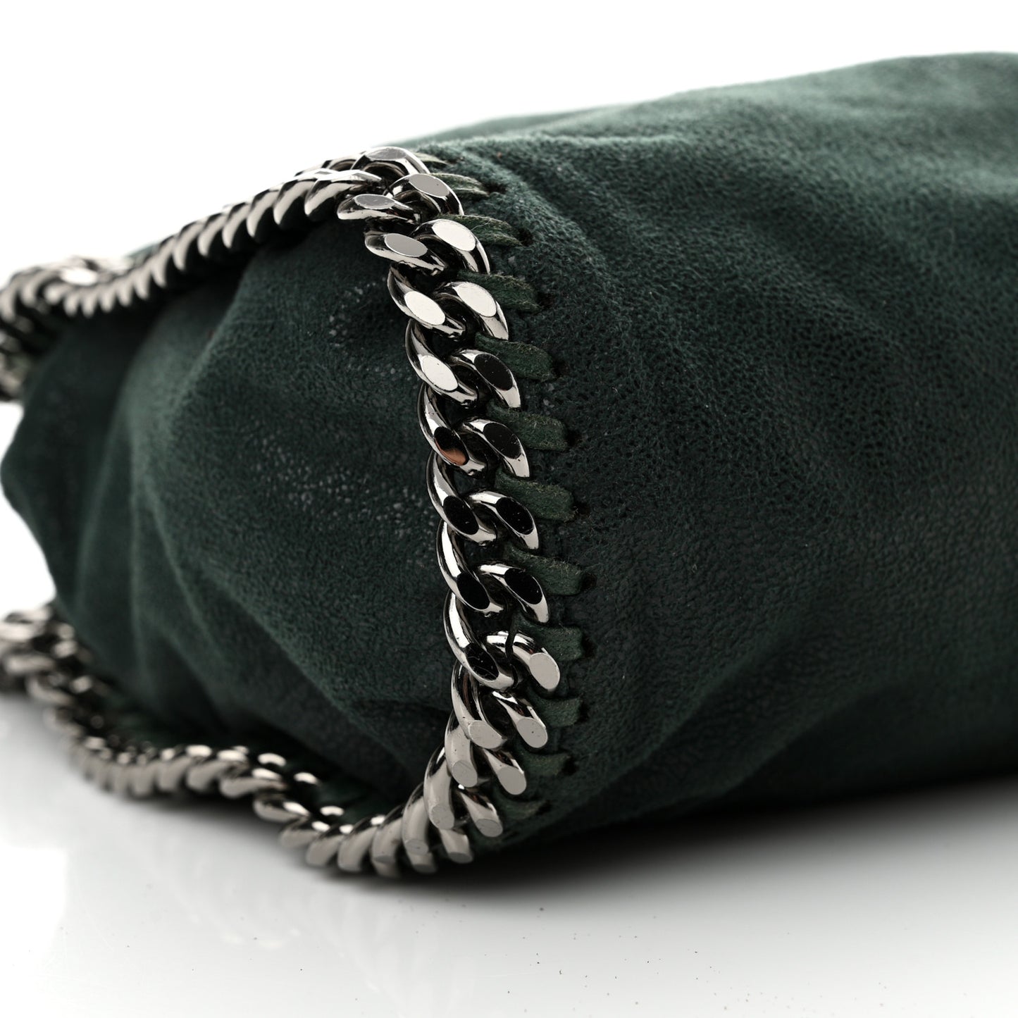 Shaggy Deer Mini Falabella Fold Over Tote Pine
