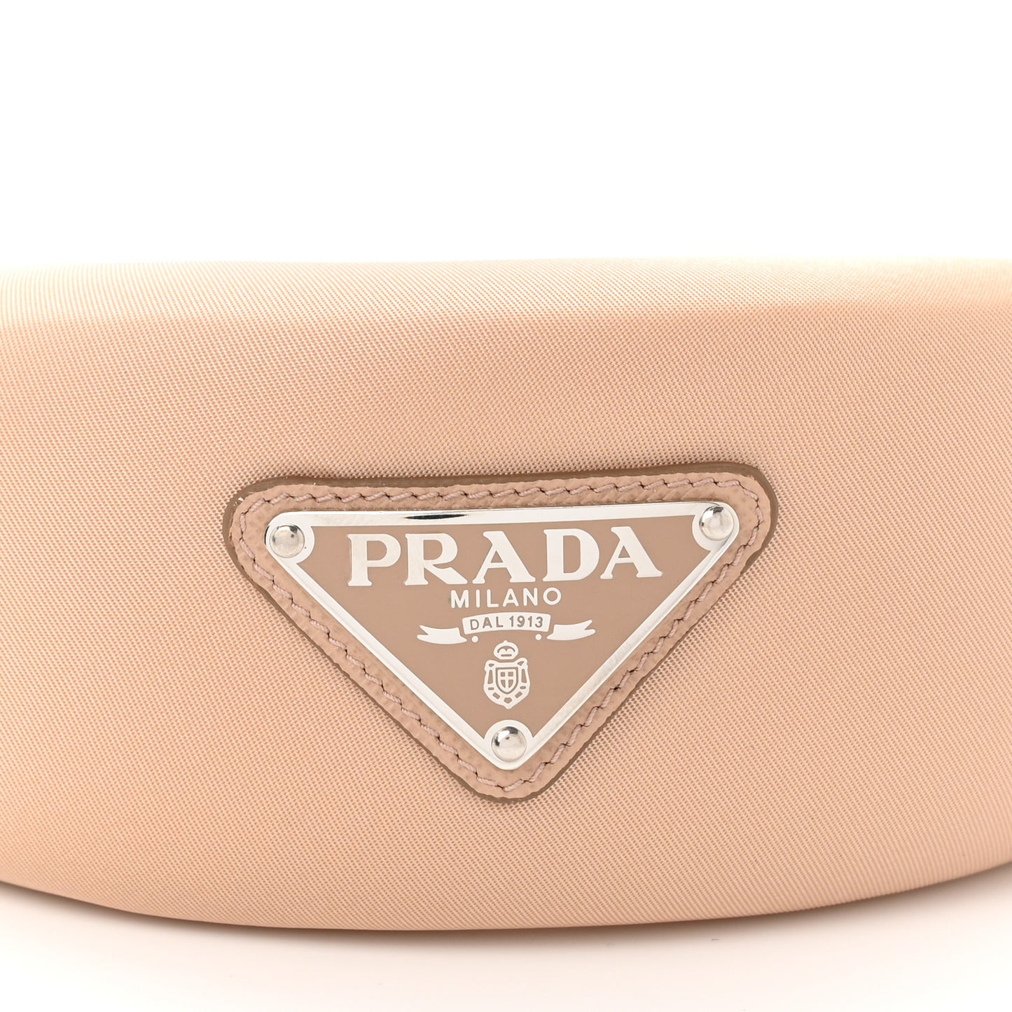 Re-Nylon Triangle Logo Headband Deserto
