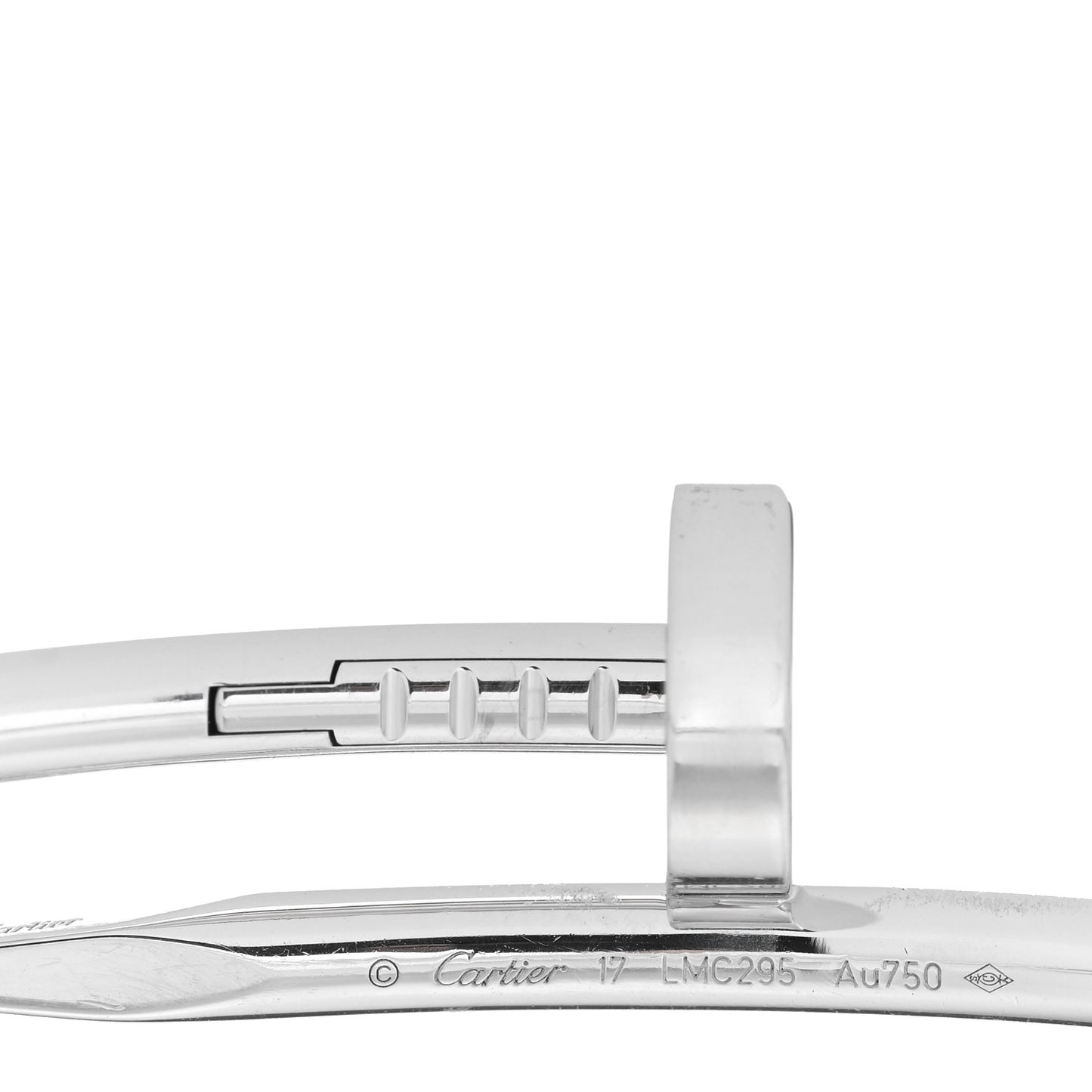18K White Gold Juste Un Clou Bracelet 17
