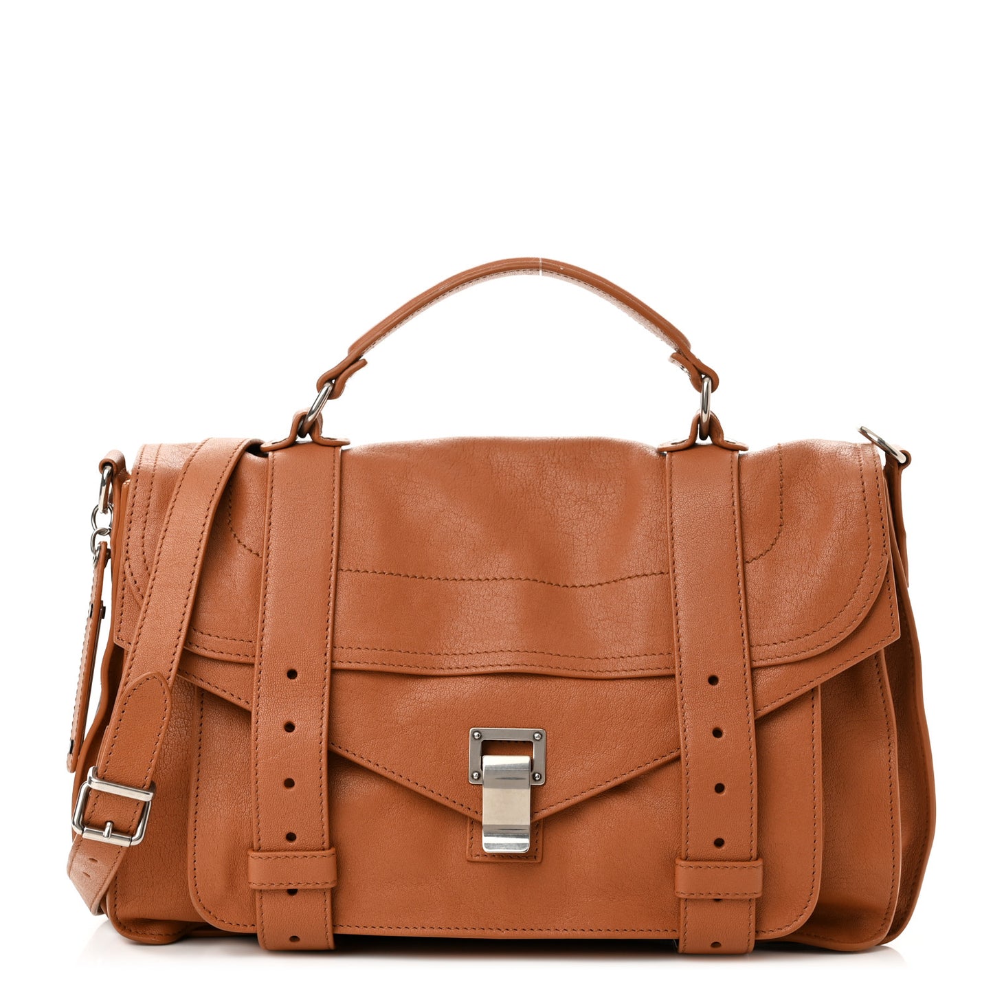 Lambskin Medium PS1 Satchel Saddle