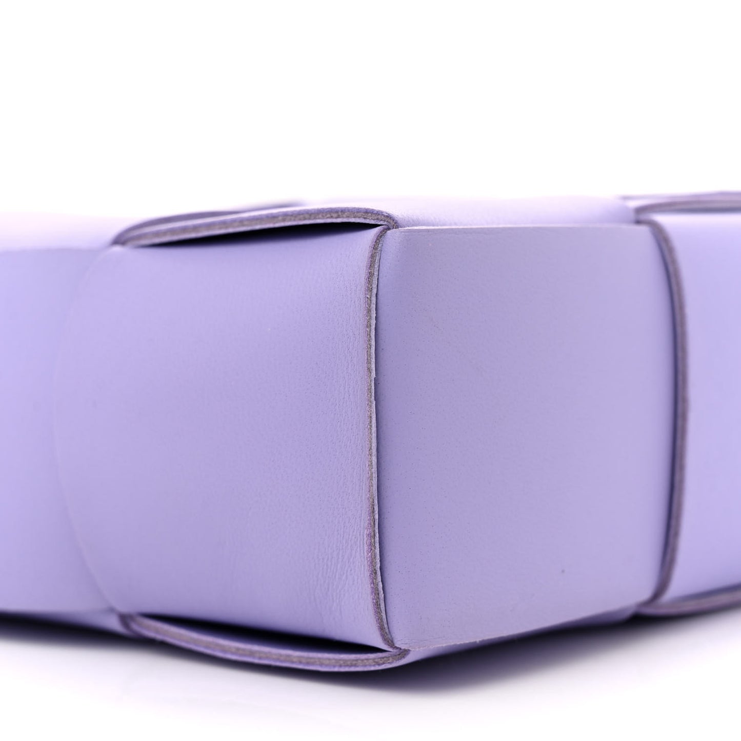 Lambskin Maxi Intrecciato North South Cassette Tote Wisteria