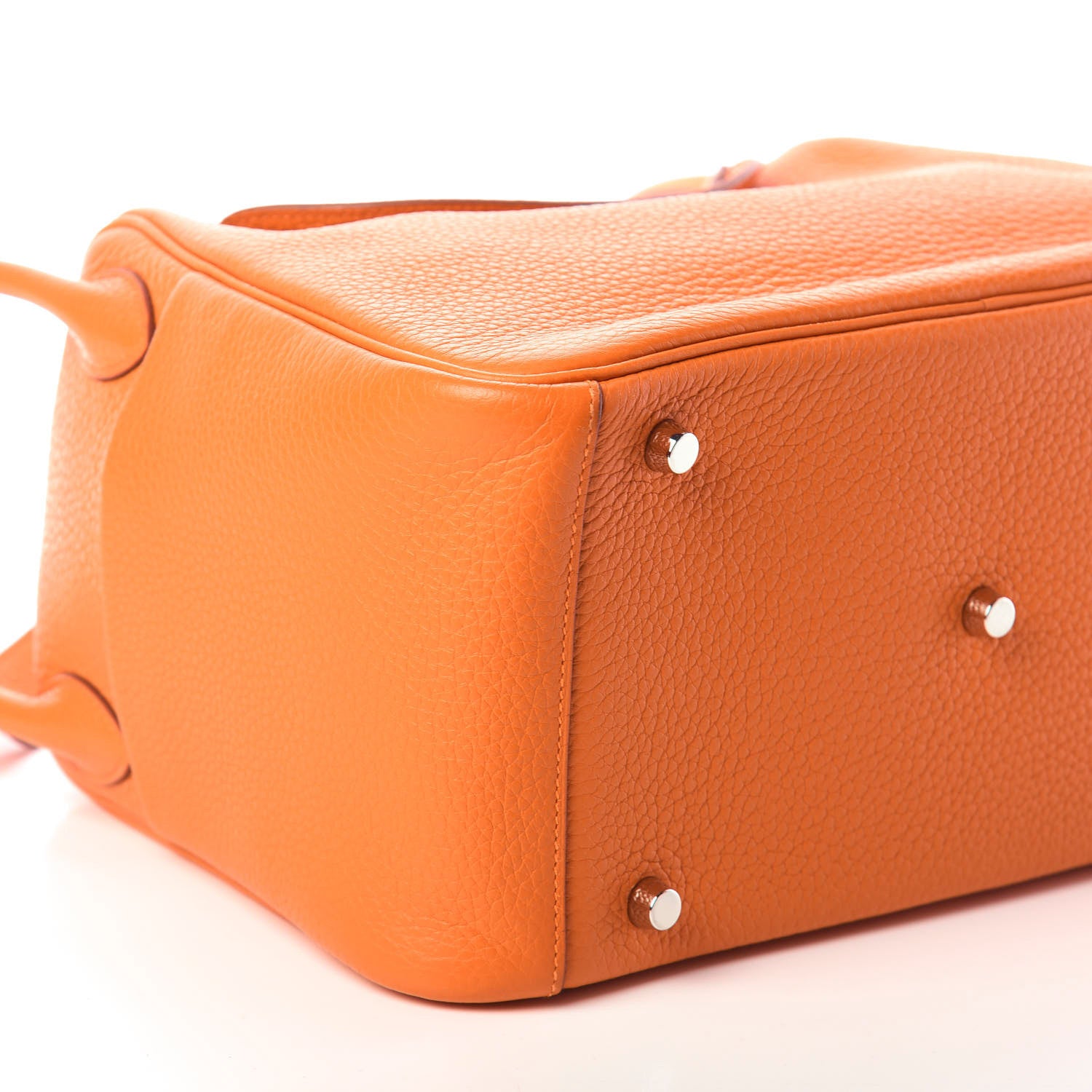Hermes Taurillon Clemence Lindy 30 Orange 7 of 9