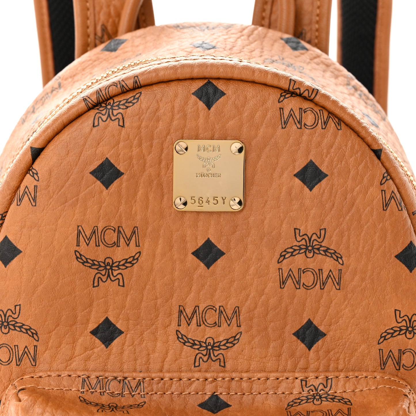 Visetos Side Stud Mini Stark Backpack Cognac
