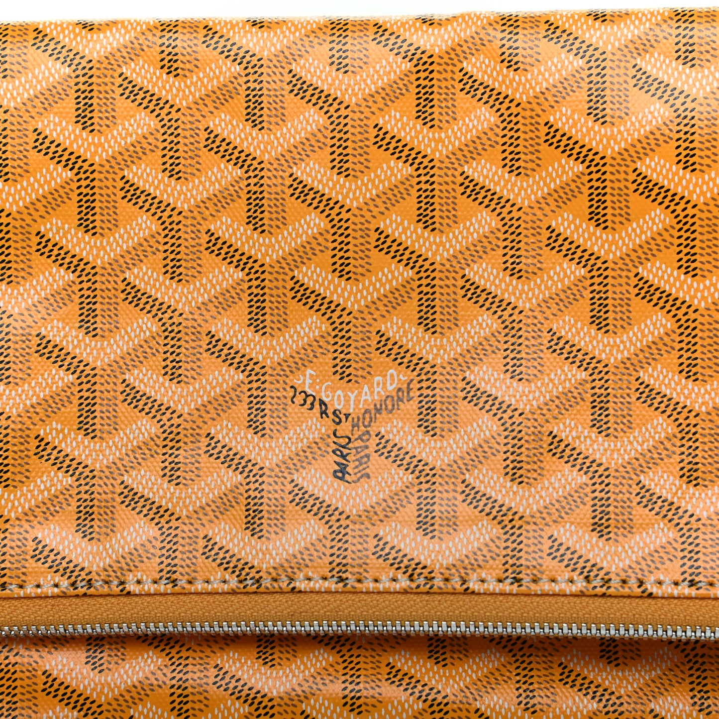 Goyardine Sainte Marie Soft Clutch Yellow