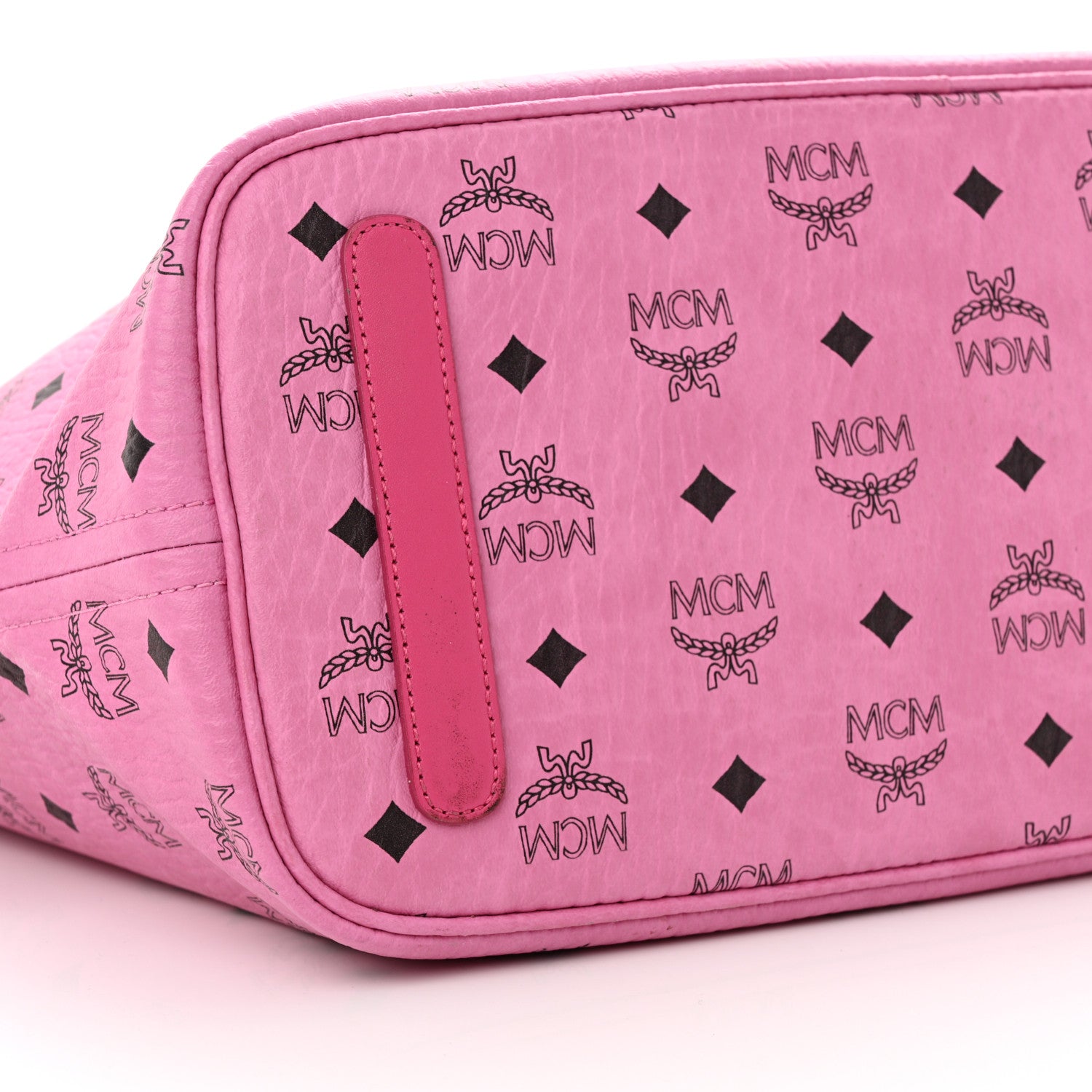 MCM Visetos Aren Tote Pink 8 of 9