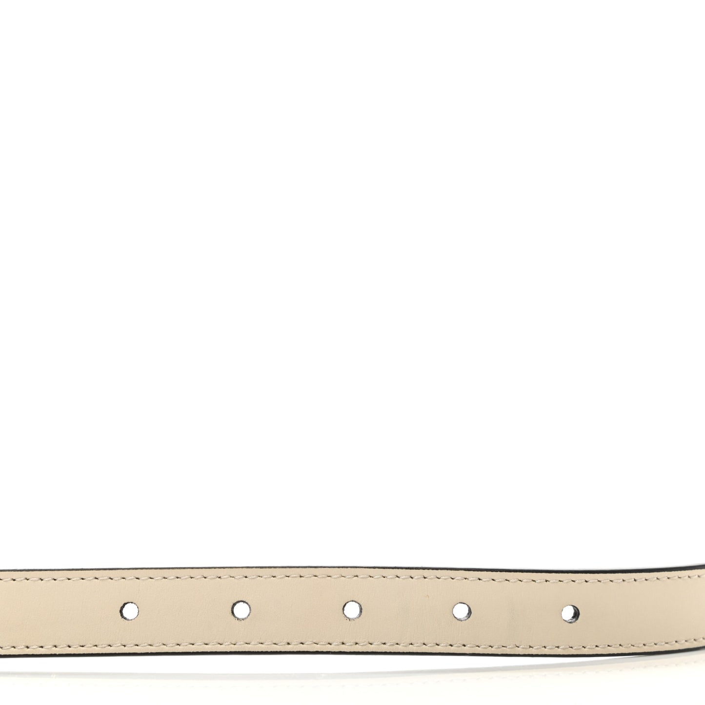Calfskin Double G 20mm Belt 75 30 Mystic White