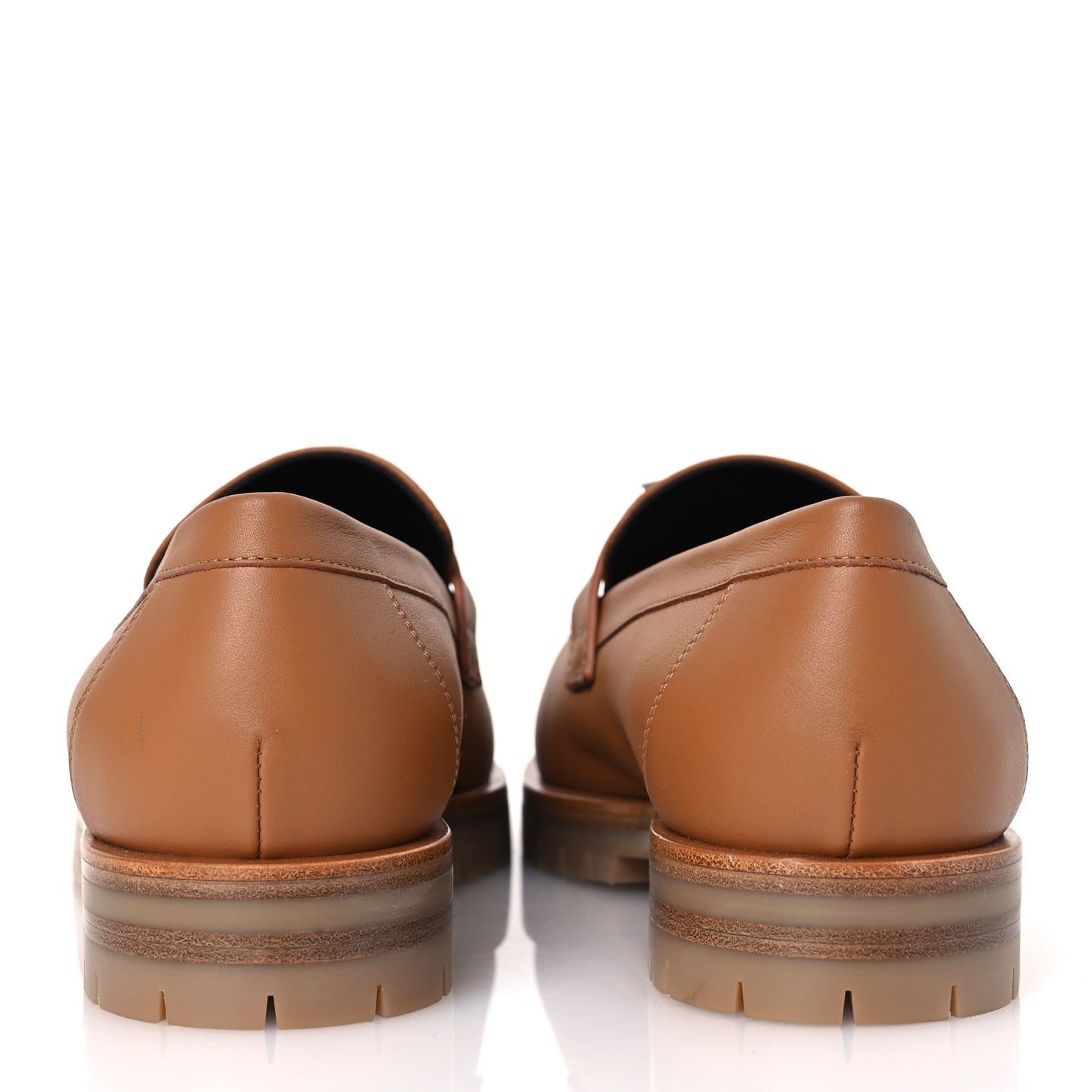 Calfskin Womens Faubourg Loafers 37 Naturel