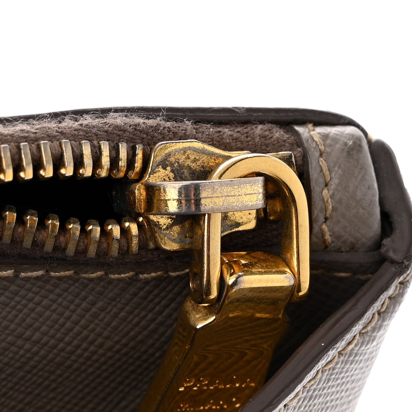 Saffiano Large Galleria Double Zip Tote Argilla