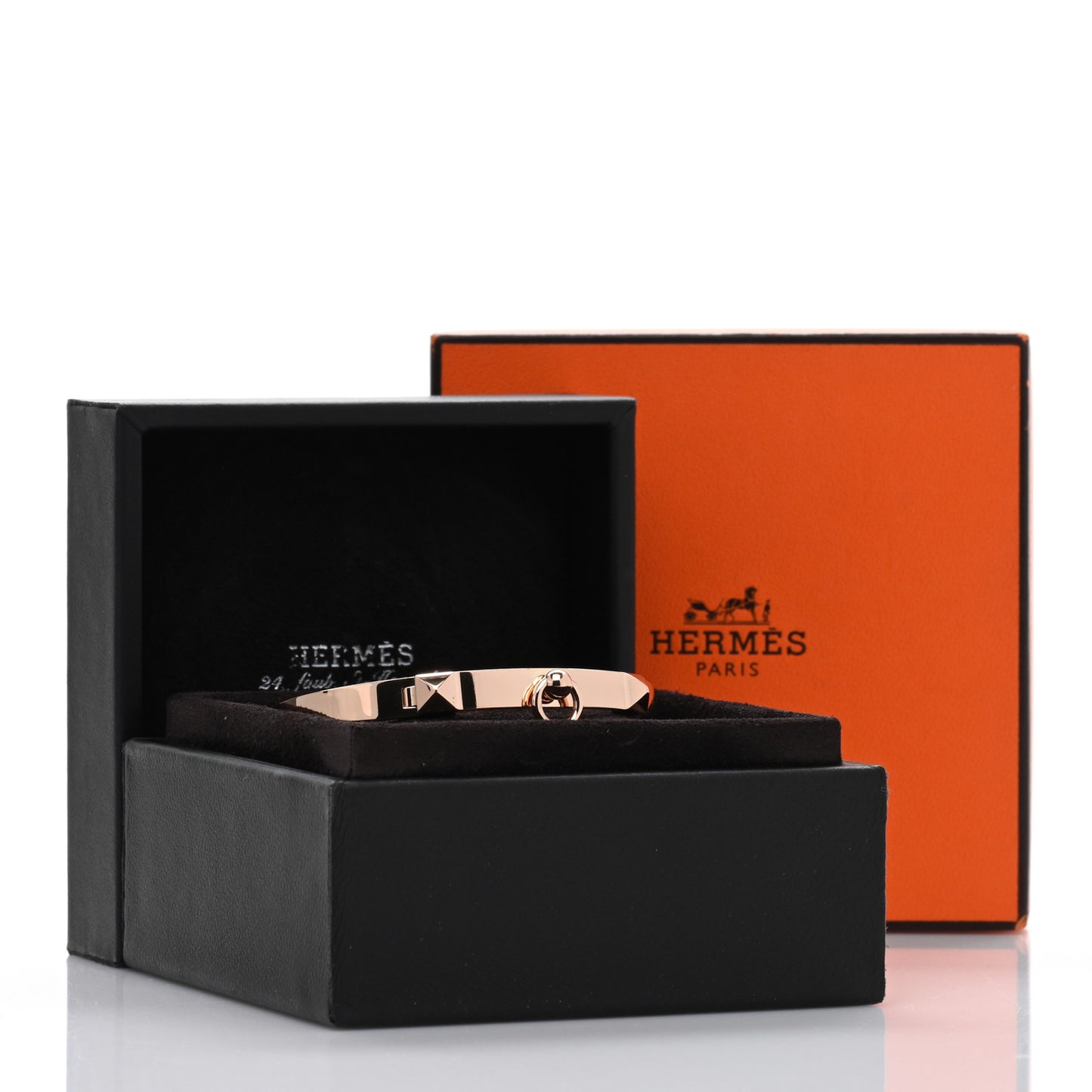 18K Rose Gold PM Collier De Chien Bracelet ST