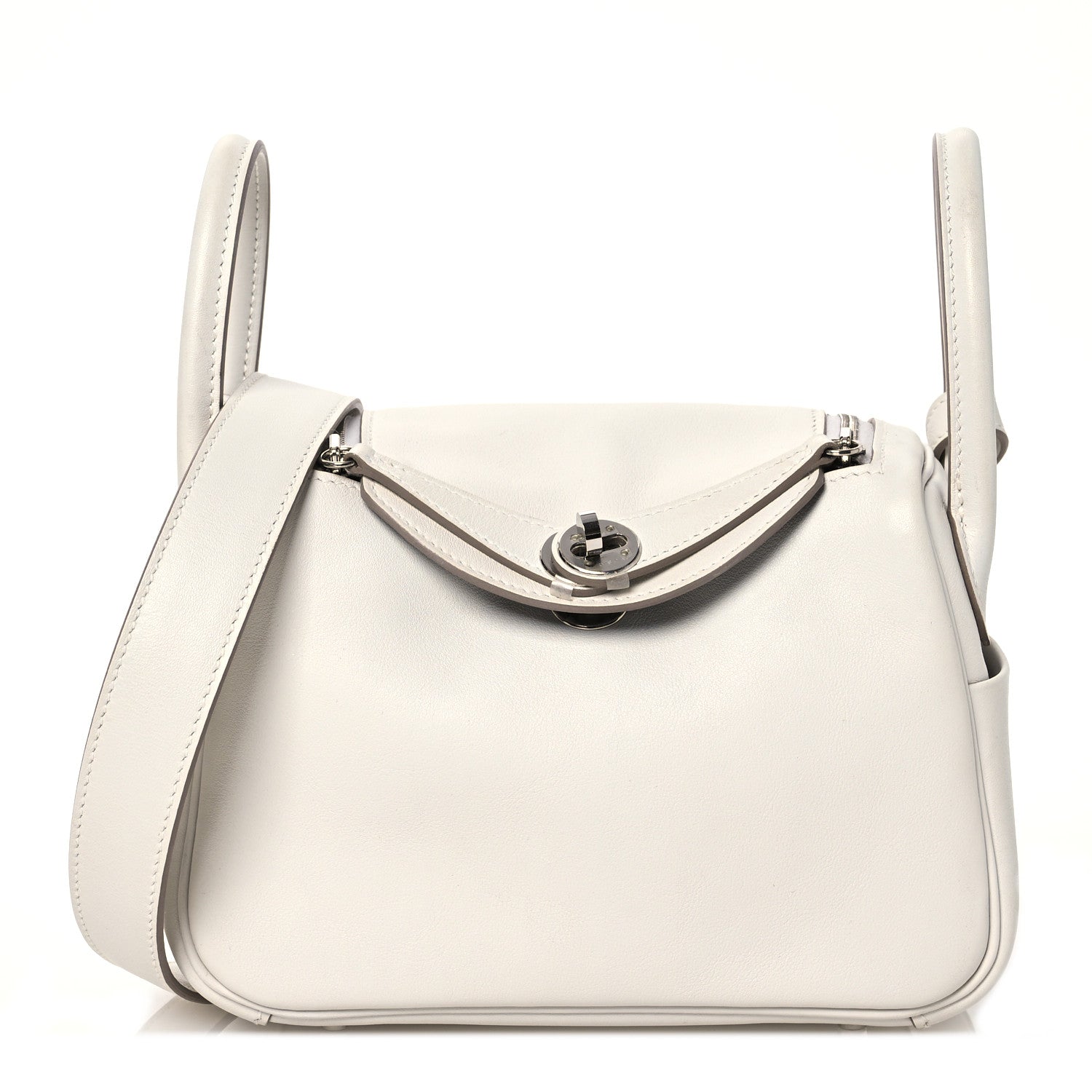 Hermes Swift Verso Mini Lindy 20 Gris Perle Gris Meyer 1 of 13