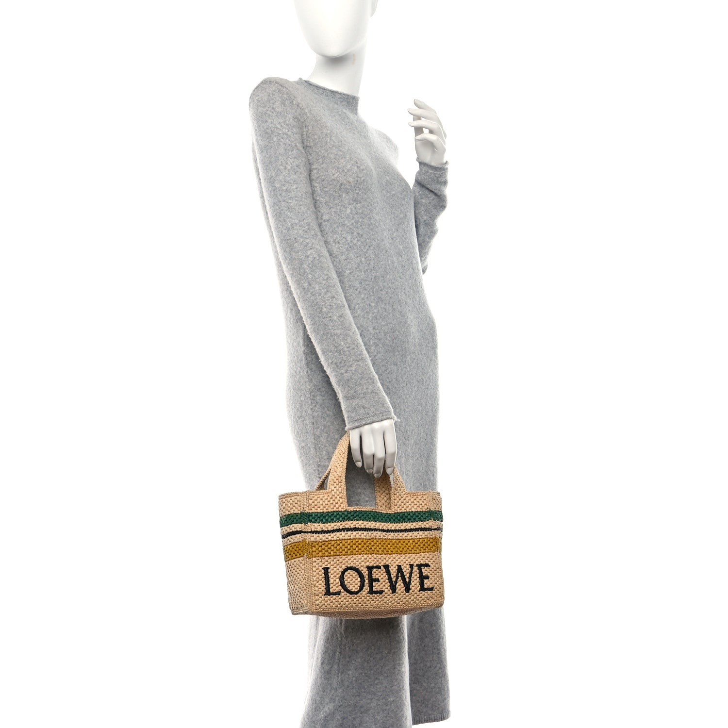 Loewe Raffia Small Paula's Ibiza Logo Tote Beige Multicolor 2 of 8
