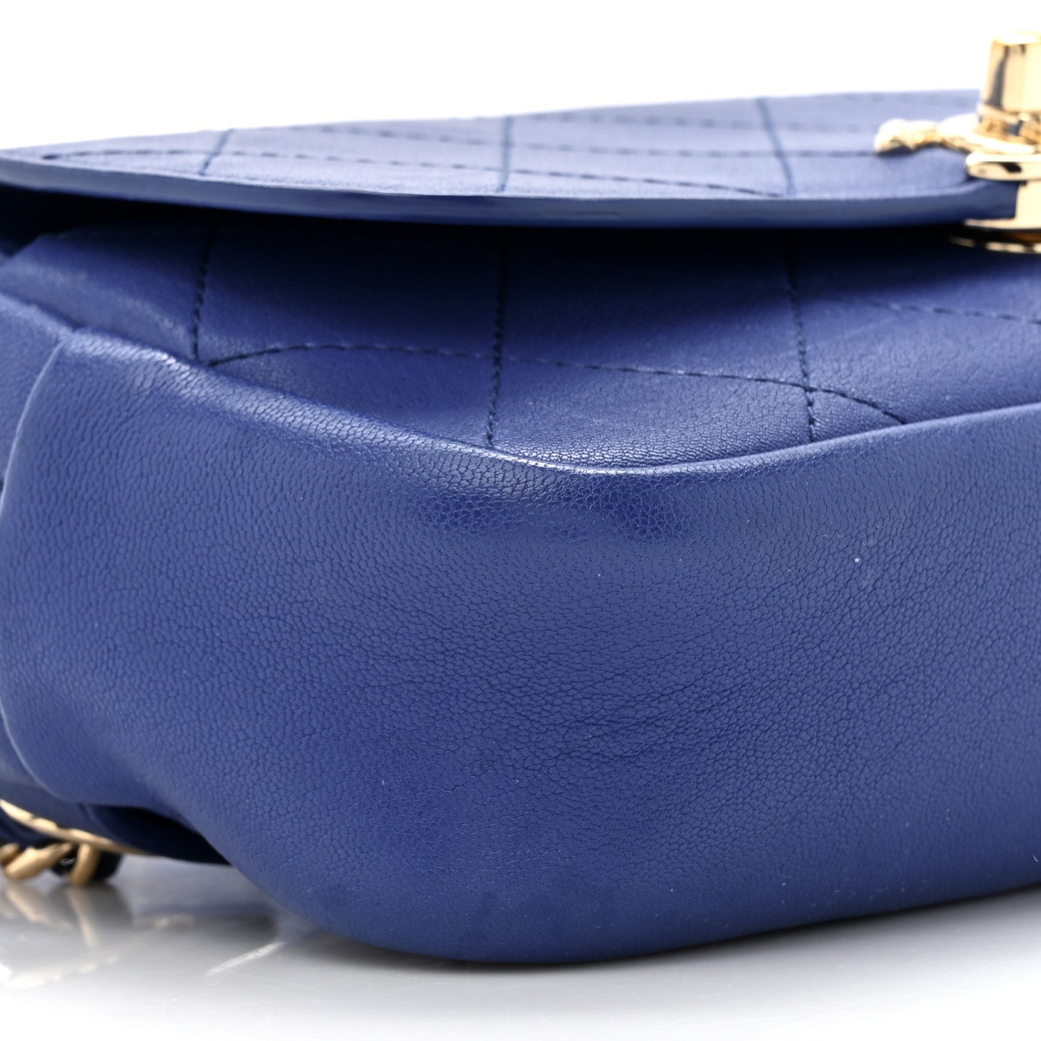 Chanel Calfskin Casual Trip Waist Bag Blue 9 of 9