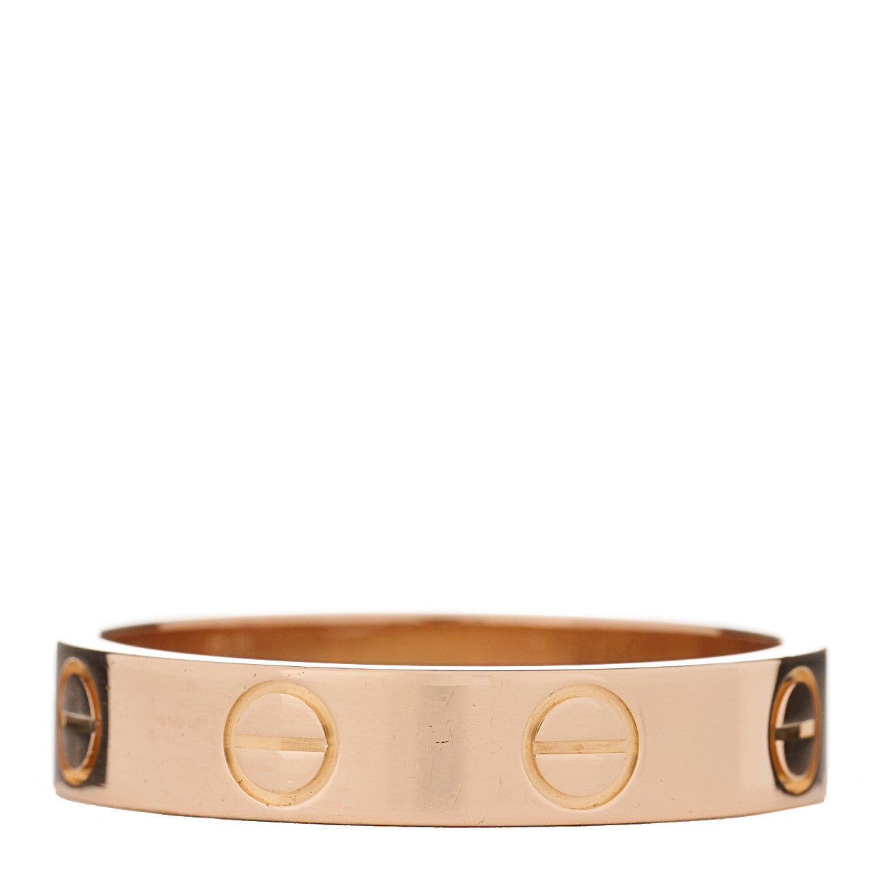 18K Pink Gold 3.5mm LOVE Wedding Band Ring 50 5.25