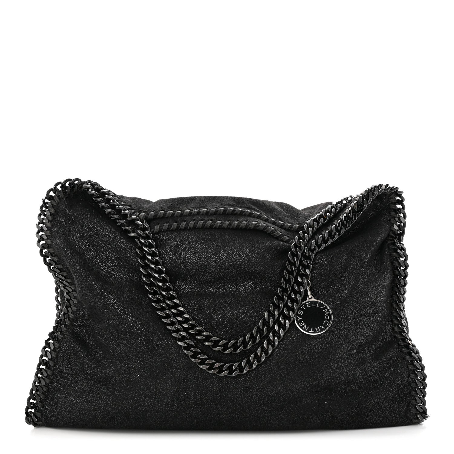 Stella McCartney Shaggy Deer Falabella Fold Over Tote Black 1 of 10