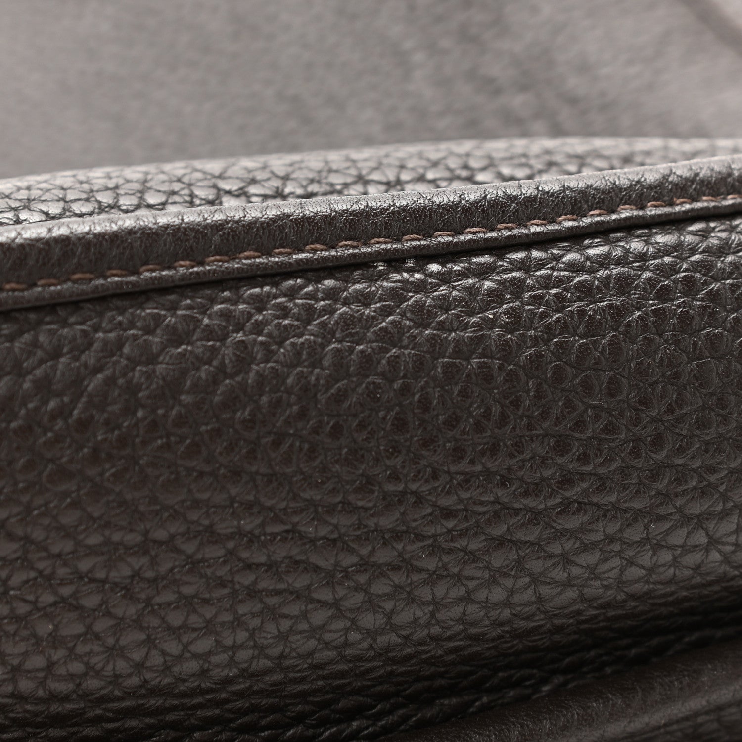 Hermes Taurillon Clemence Evelyne III PM Chocolate 10 of 11