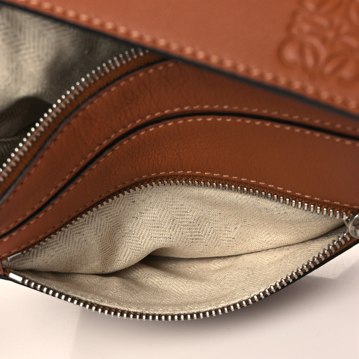 Calfskin Mini Puzzle Bumbag Tan