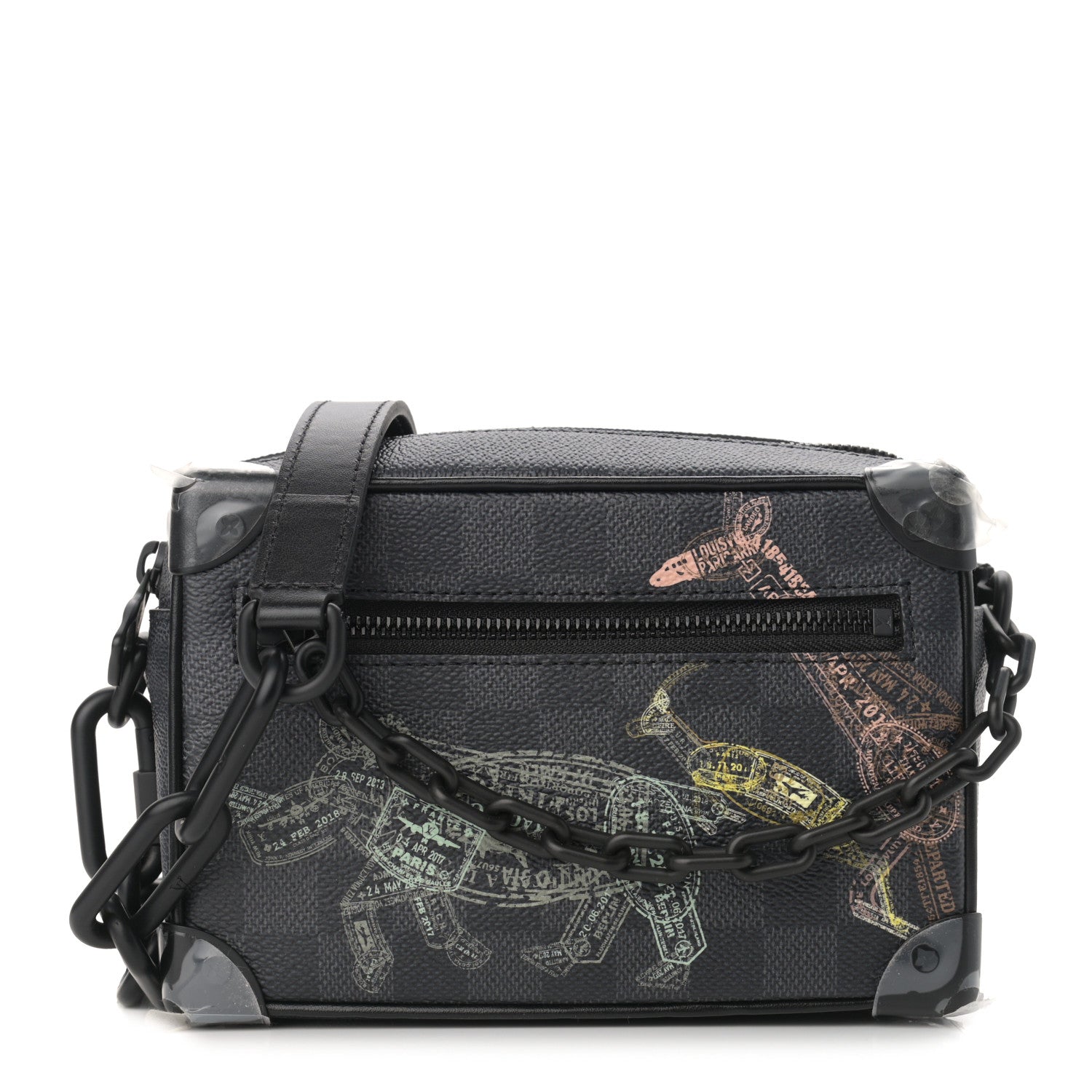 Louis Vuitton Damier Graphite Wild Animals Mini Soft Trunk 982376