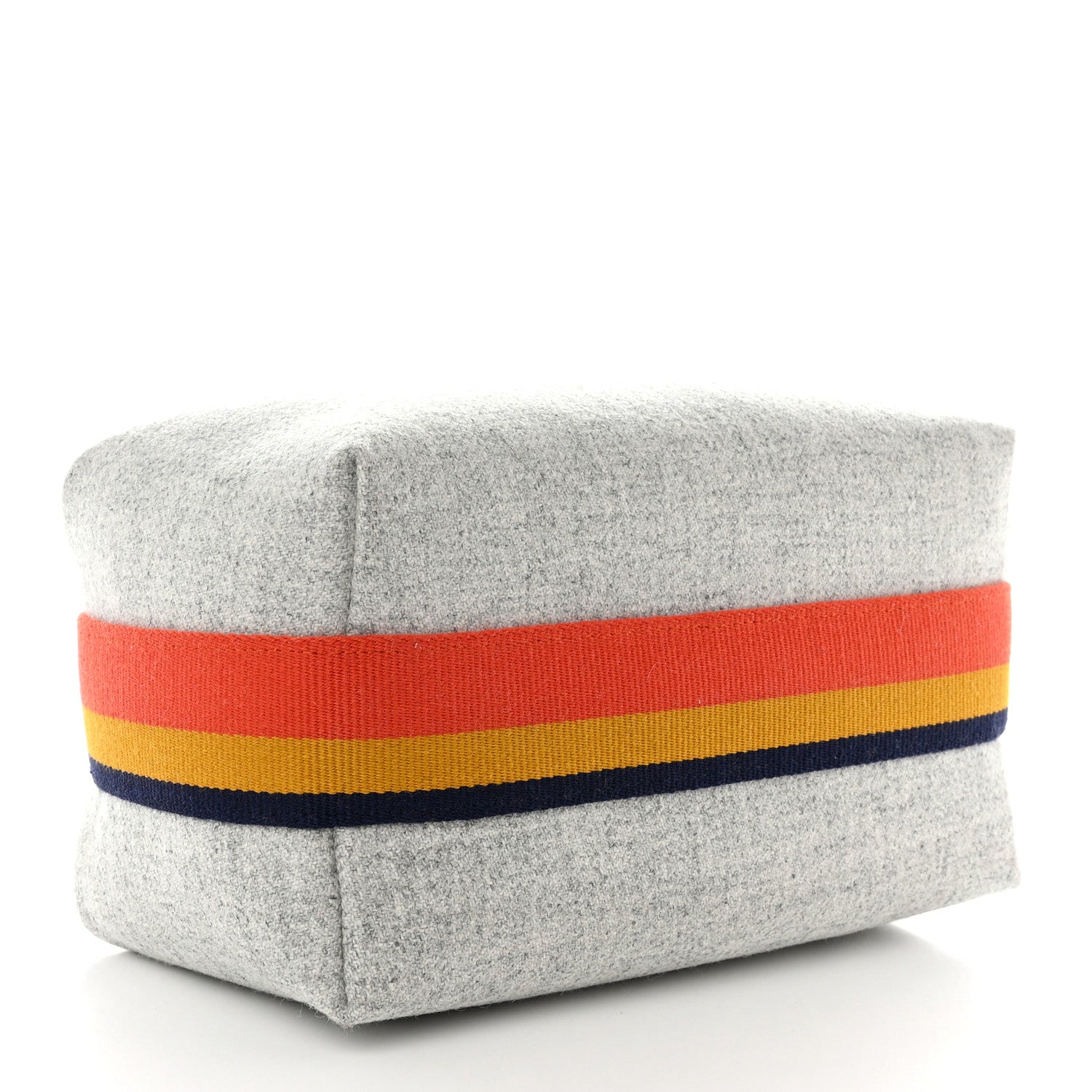 Hermes Canvas Small Bride-A-Brac Pouch Gris Flanelle 4 of 11