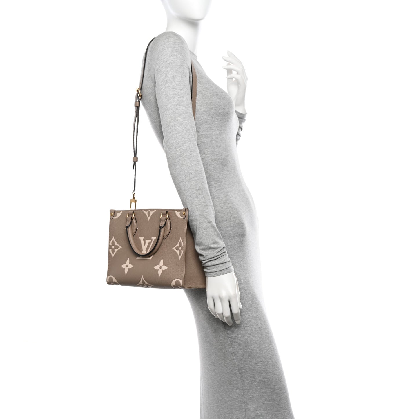 Empreinte Monogram Giant Onthego PM Tourterelle Creme