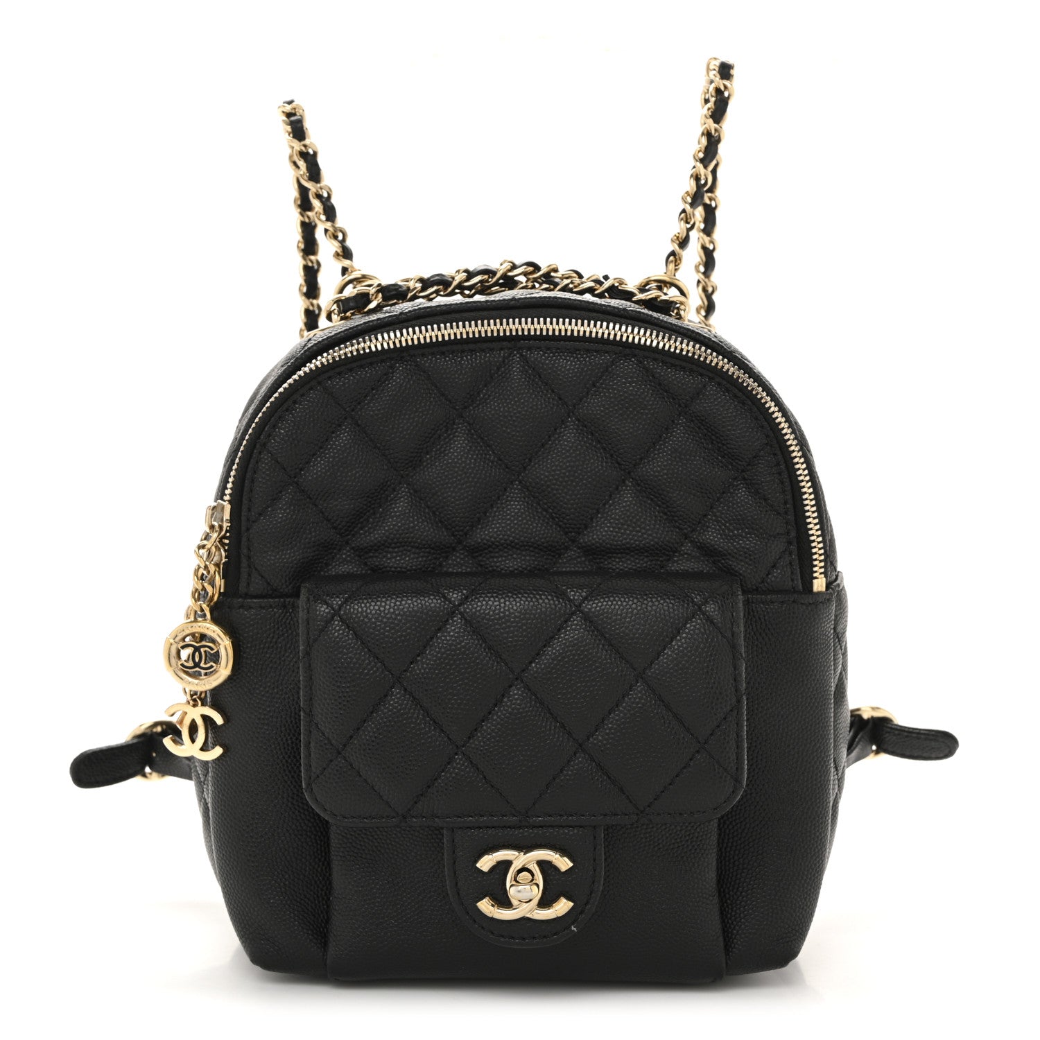 Chanel Caviar Quilted Small CC Day Backpack Black 1801151 – FASHIONPHILE
