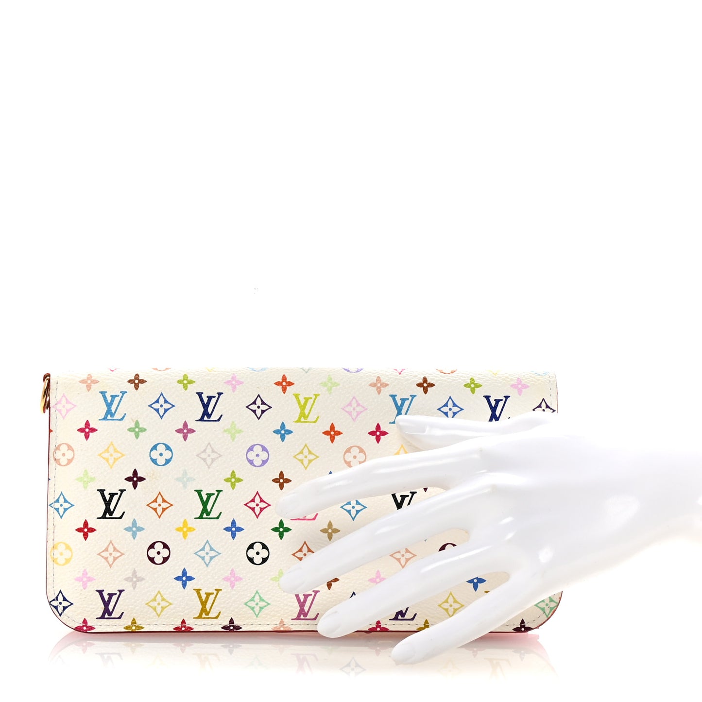 Monogram Multicolor Insolite Wallet White Litchi