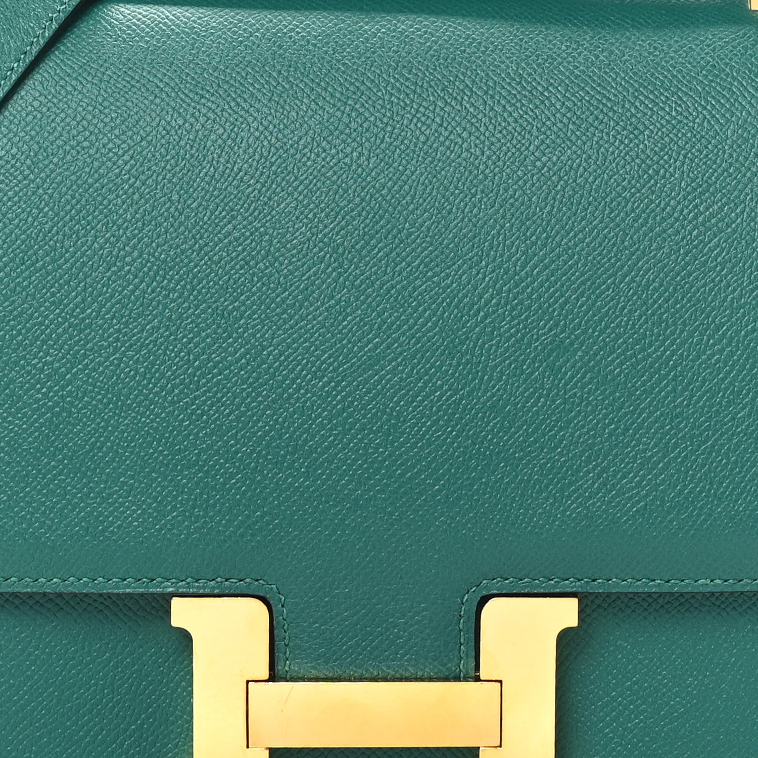 Hermes Epsom Constance 24  Malachite 8 of 12