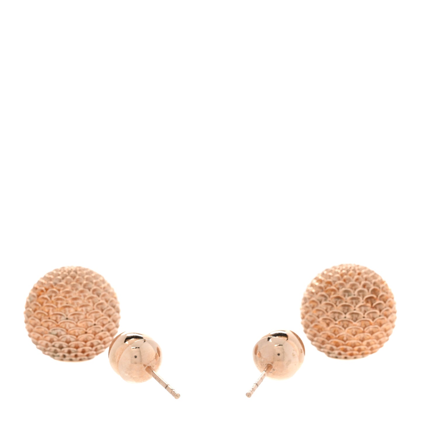 Mise En Dior Tribal Earrings Rose Gold