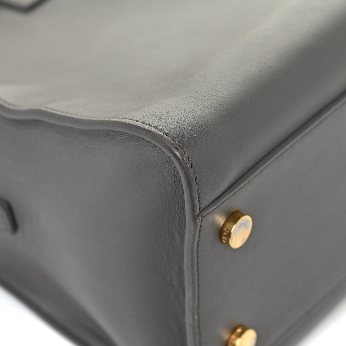 Calfskin Small Monogram Cabas Grey