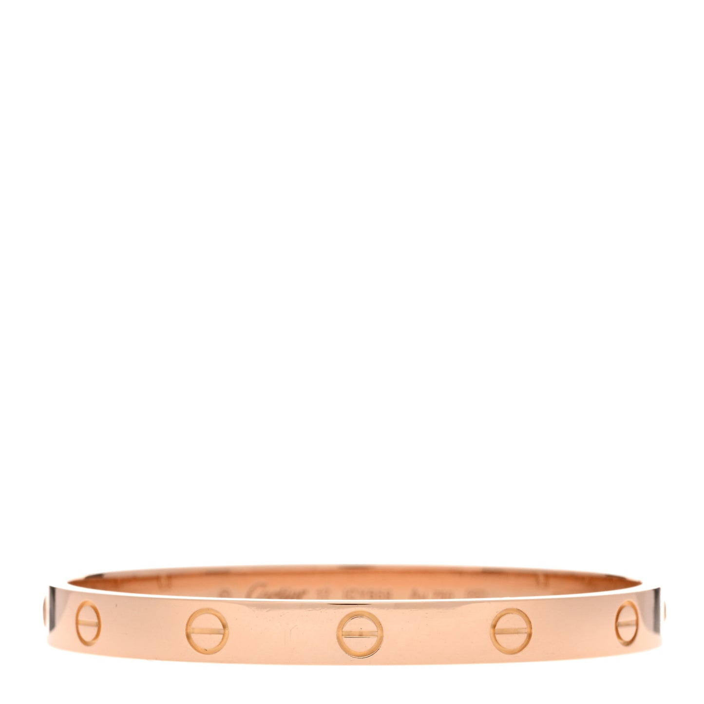 18K Pink Gold LOVE Bracelet 17