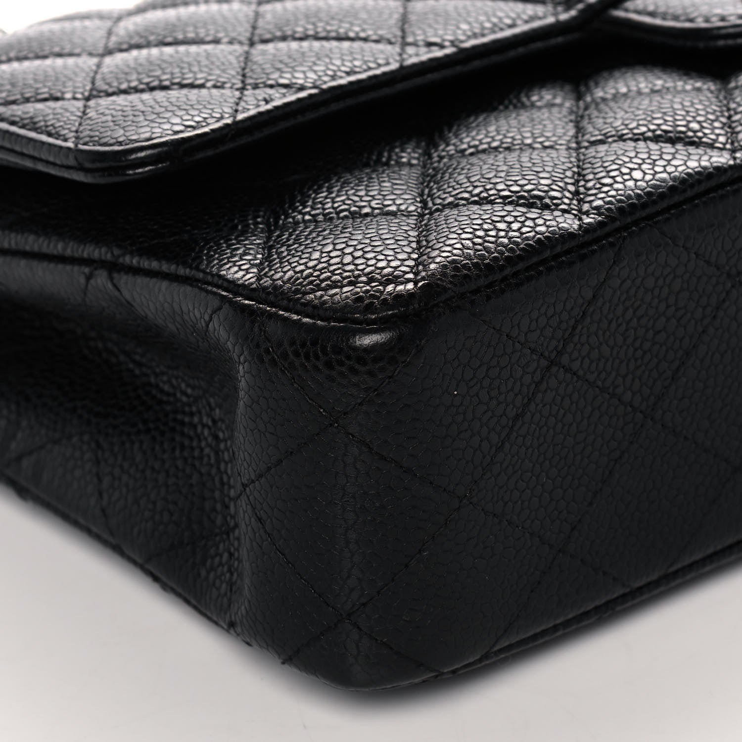 Chanel Caviar Quilted Medium Double Flap Black 11 of 12
